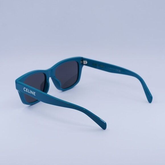 Celine New Celine CL40249U 87A Sunglasses - Neon Turquoise Frame Size ONE SIZE - 11 Thumbnail