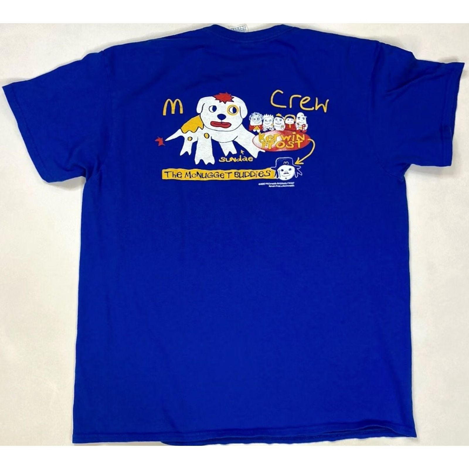 Delta Mcdonald's Kerwin Frost Mcnugget Graphic T-shirt Women Large Blue Short Sleeve Size L / US 10 / IT 46 - 3 Thumbnail