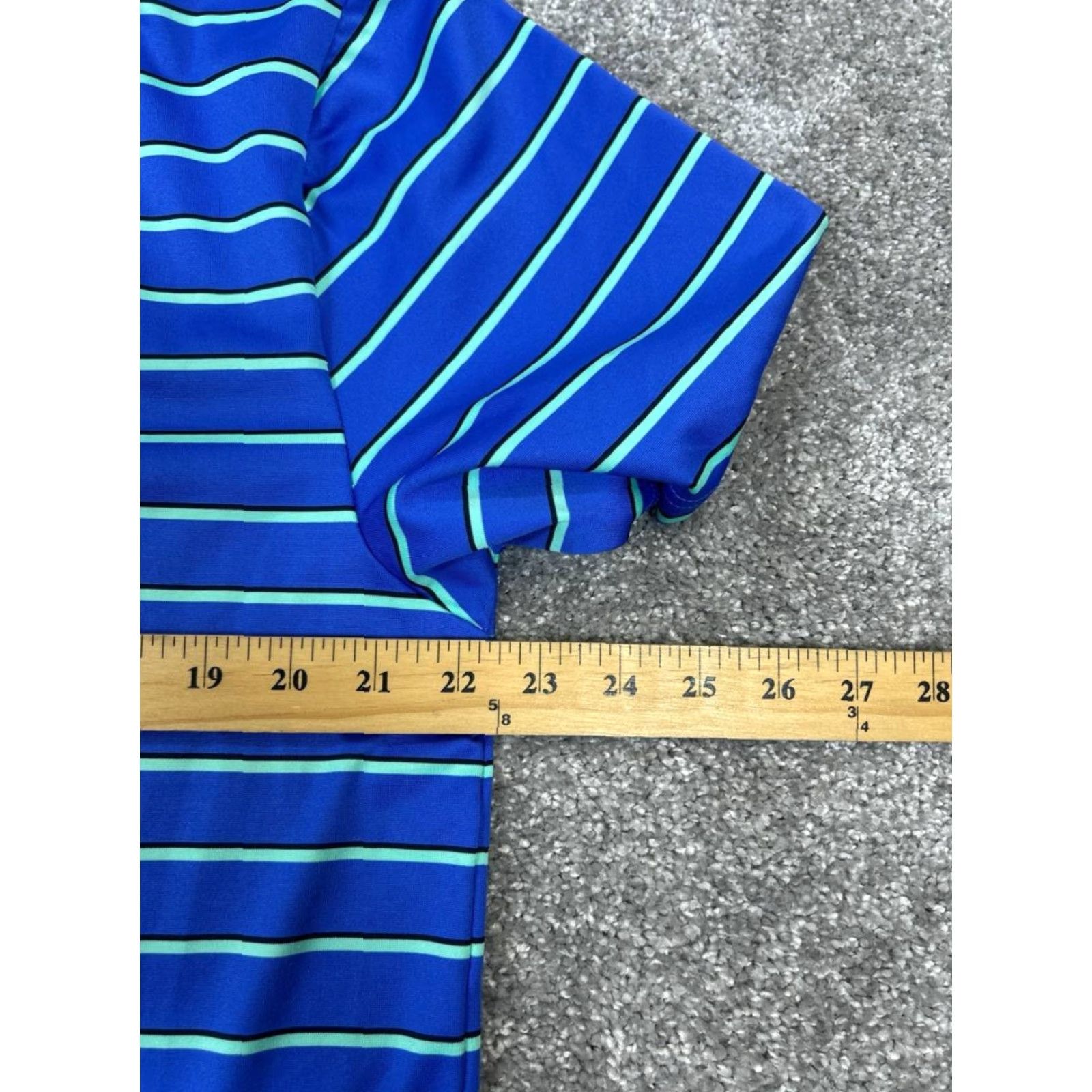 Under Armour Under Armour Polo Shirt Mens Large Blue HeatGear Golf Polo Shirt Mens Large Blue Green HeatGear Golf Size US L / EU 52-54 / 3 - 6 Thumbnail