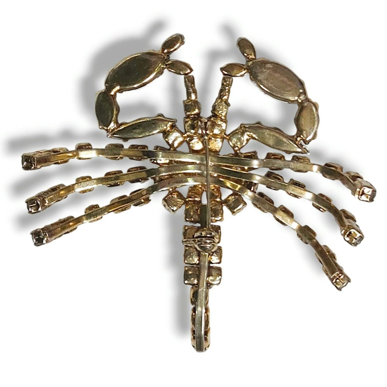 Other VTG Scorpion Rhinestone Brooch Gold Tone Insect Statement Size ONE SIZE - 3 Thumbnail