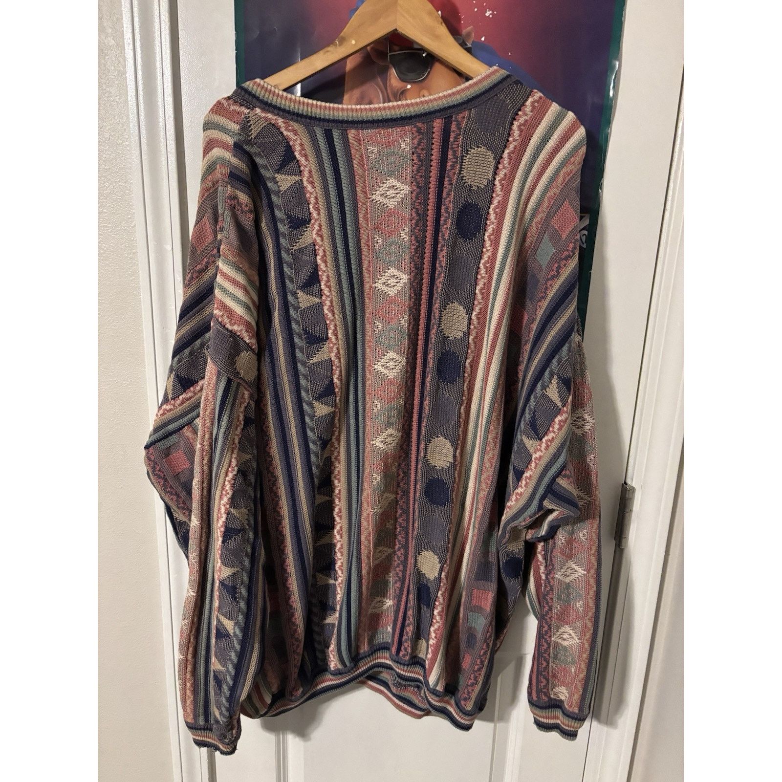 London Fog London Fog Knit Sweater 4x Multi-colored Made In USA Size US XXL / EU 58 / 5 - 3 Thumbnail
