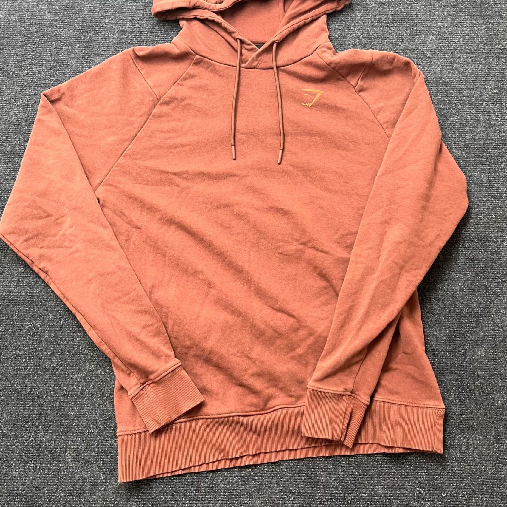 Gymshark Gymshark Hoodie Mens M Orange Pullover Logo Graphic Sweatshirt Gym Training Size US M / EU 48-50 / 2 - 2 Thumbnail