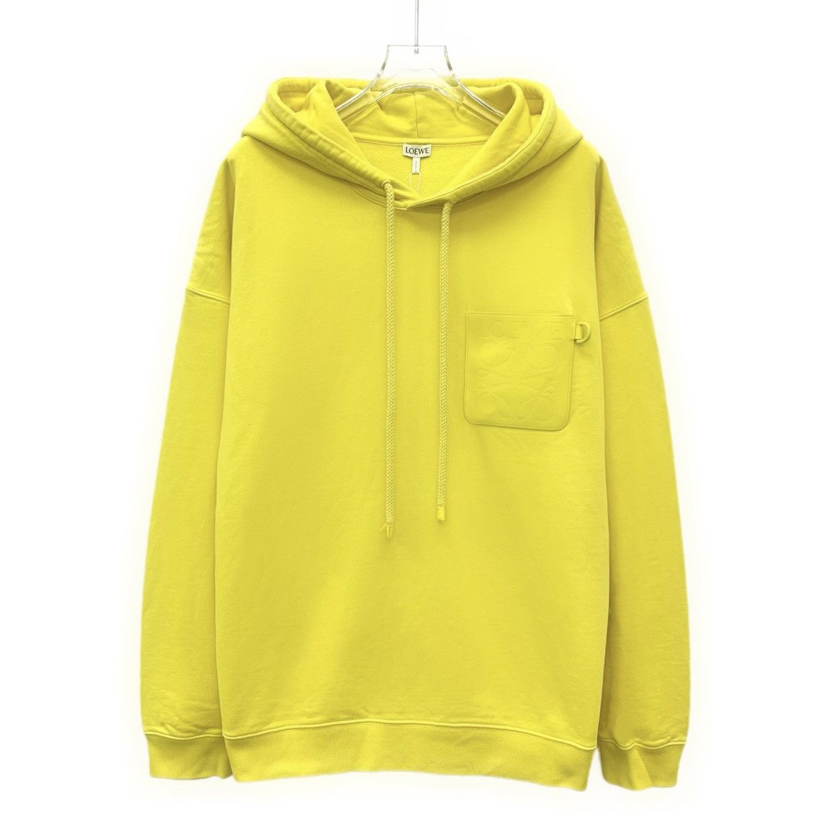 Loewe Loewe Logo Leather Patch Embossed Hooded Sweatshirt K26WX Size L / US 10 / IT 46 - 1 Thumbnail