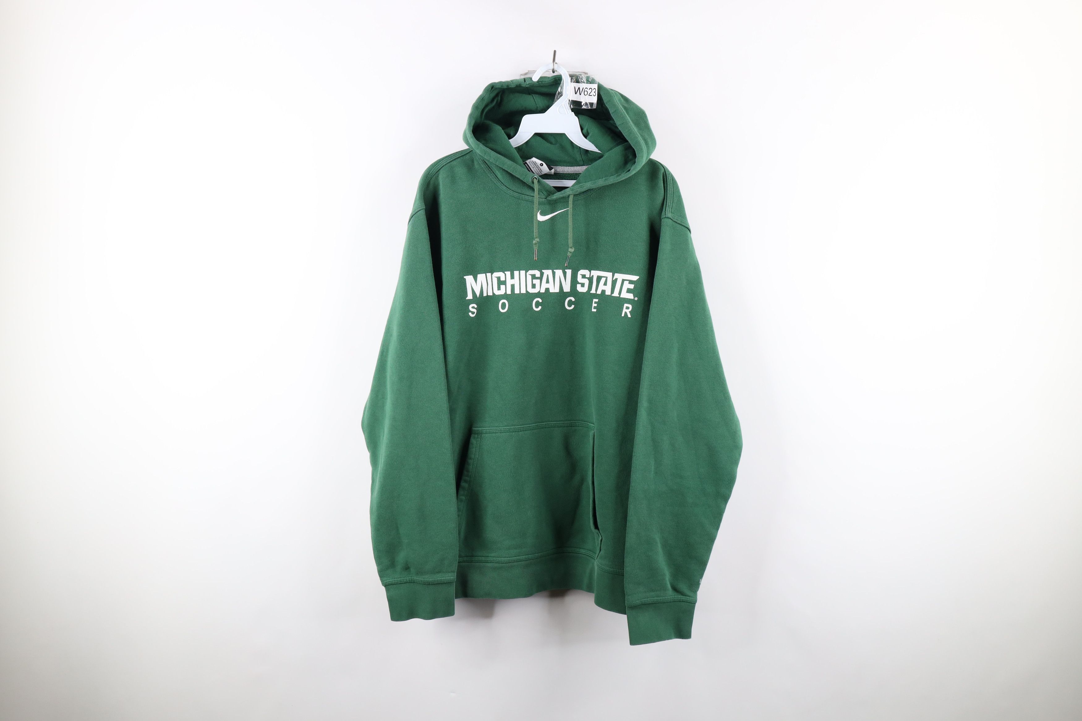 Vintage Vintage Nike Swoosh Michigan State University Soccer Hoodie Size US L / EU 52-54 / 3 - 1 Thumbnail