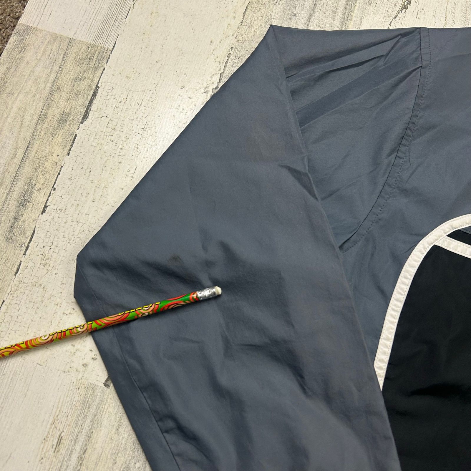 Adidas × Vintage Vintage Adidas Black 1990s Windbreaker Jacket Size US M / EU 48-50 / 2 - 5 Thumbnail