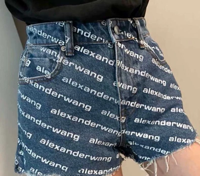 Alexander Wang Alexander Wang High-Waist Denim Shorts- Size 24" / US 00 / IT 34 - 3 Thumbnail