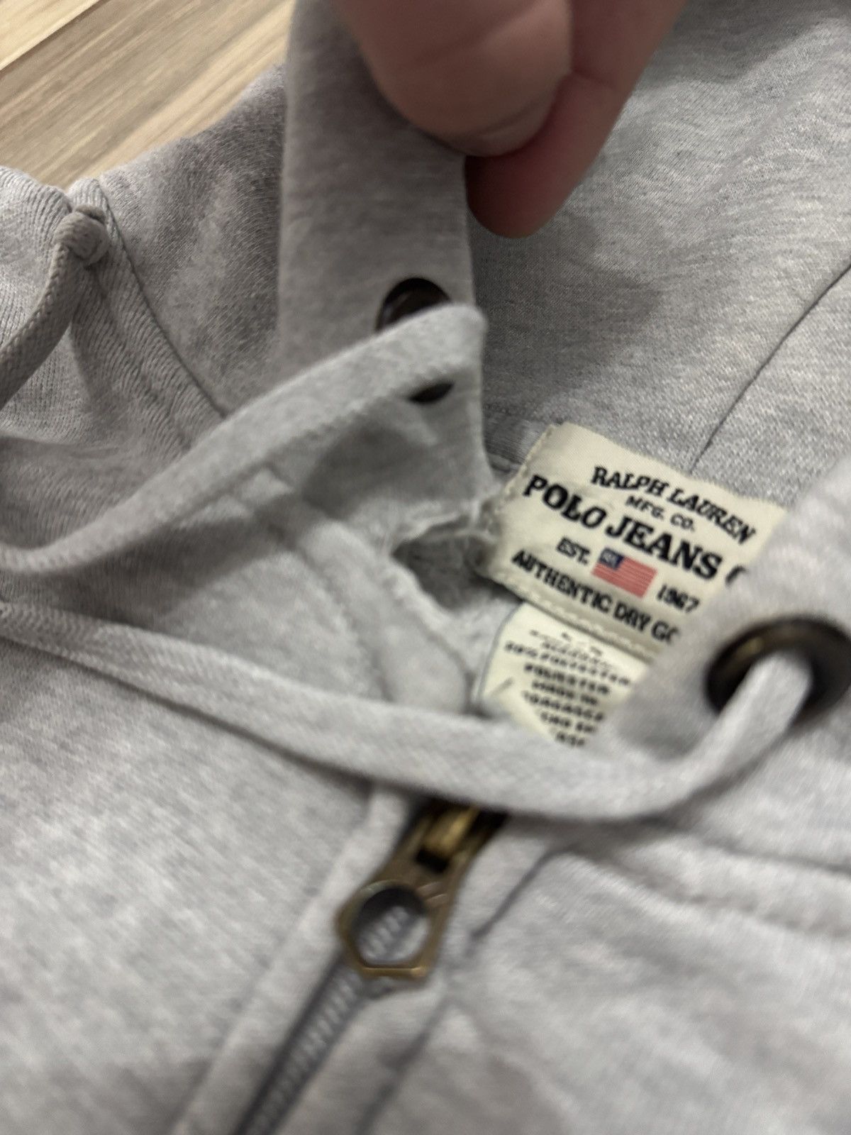 Polo Ralph Lauren Polo Ralph Lauren Jeans Company vintage 1990 zip-up hoodie Size US L / EU 52-54 / 3 - 9 Thumbnail