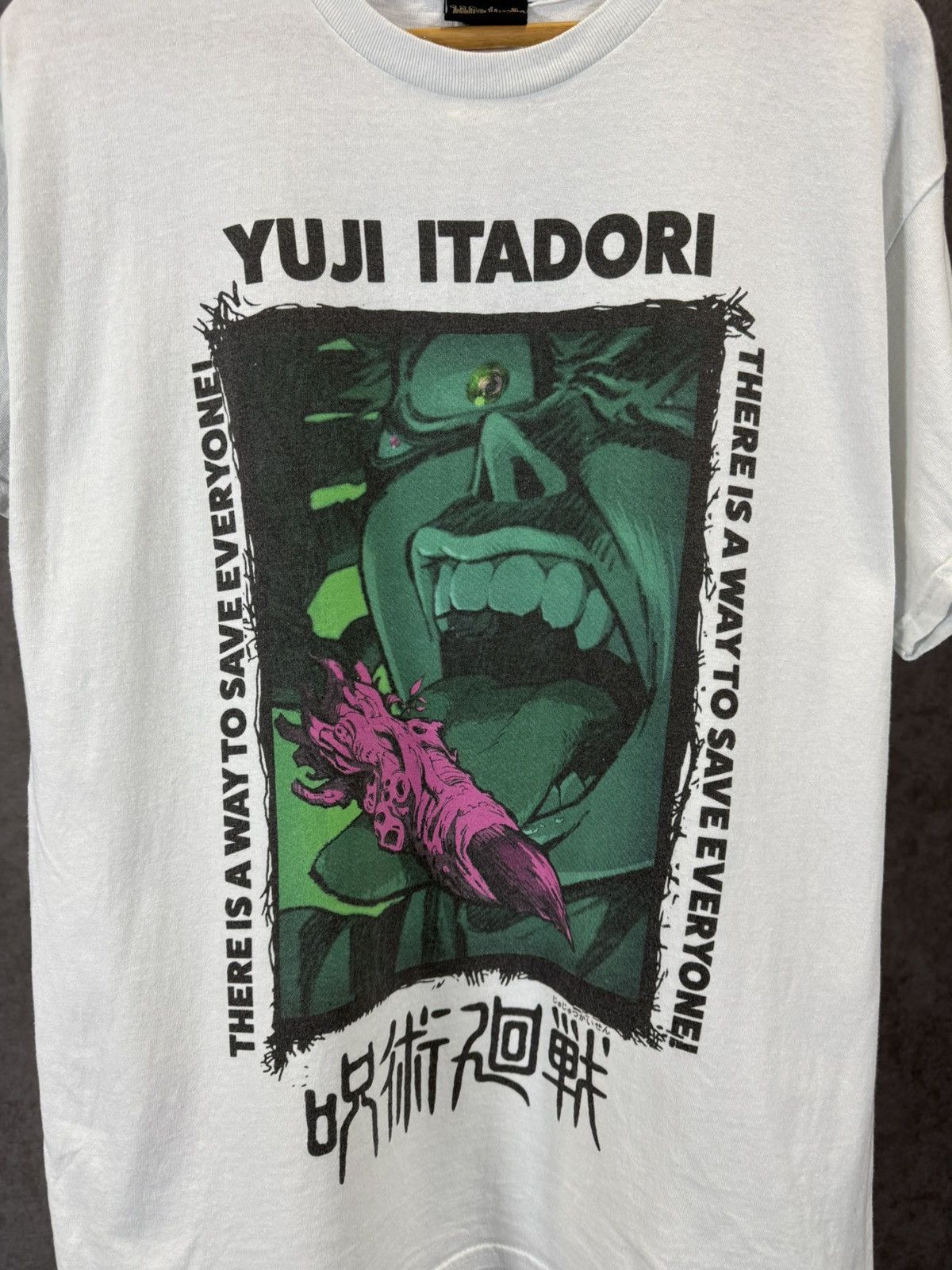 Anime × Japanese Brand Jujutsu Kaisen Yuji Itadori anima Japanese tee Size US M / EU 48-50 / 2 - 3 Thumbnail