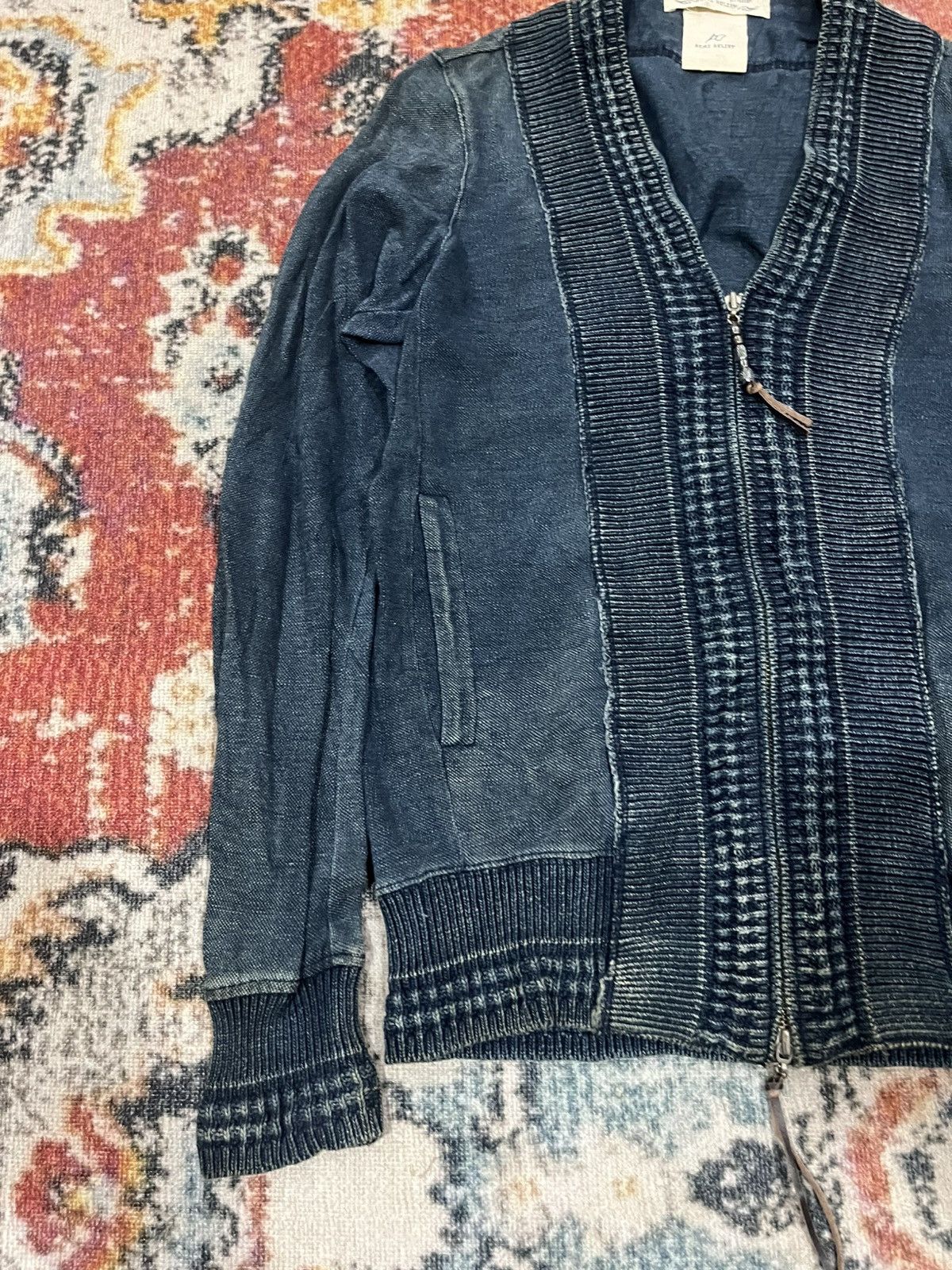 Japanese Brand Cotton zipper cardigan Size US S / EU 44-46 / 1 - 4 Thumbnail