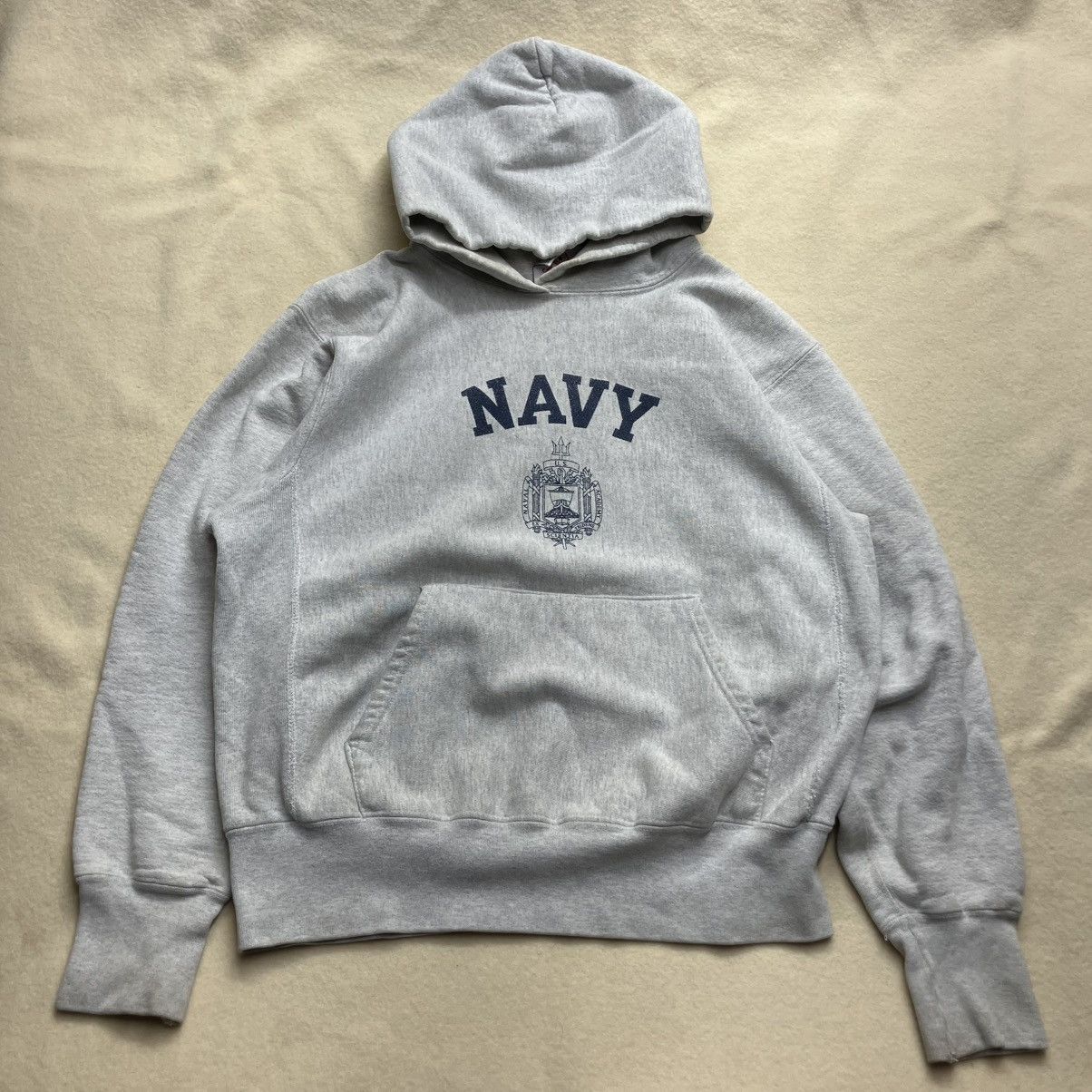 Champion Vintage us navy reverse weave hoodie sweatshirt Size US M / EU 48-50 / 2 - 2 Thumbnail