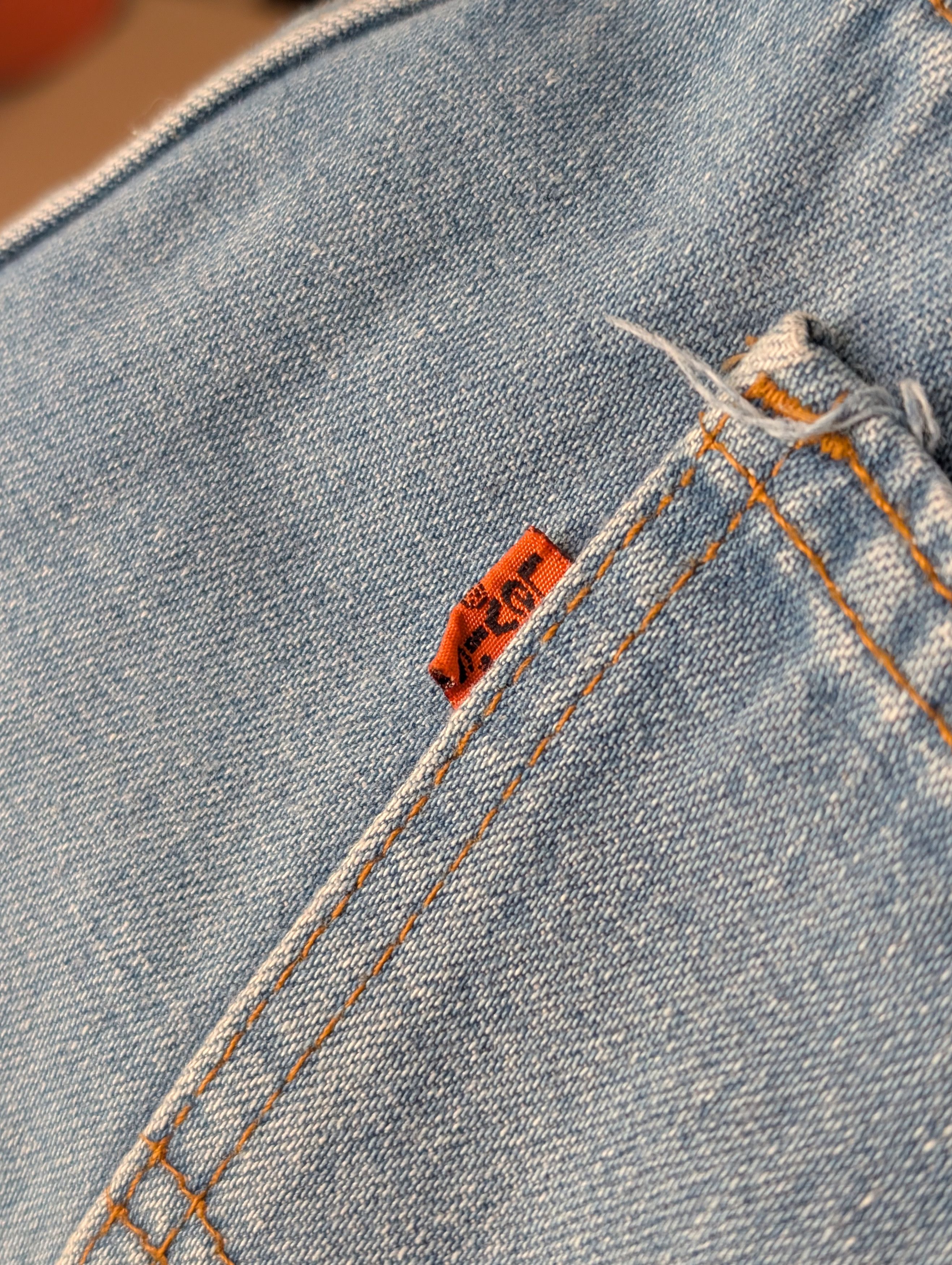 Levi's Vintage Clothing VINTAGE '84 Orange Tab Levi's 549 - Blue (36W 32L) Size US 35 - 2 Thumbnail