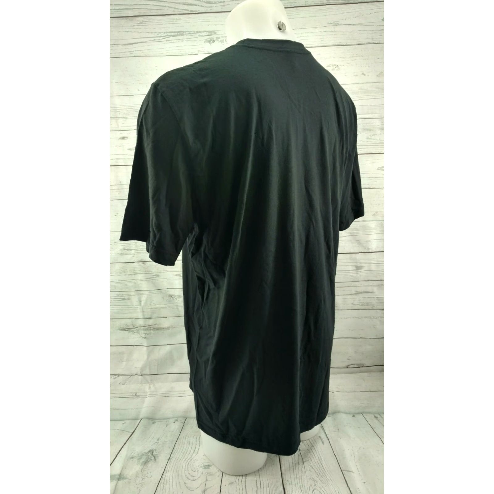 Vintage BLAUER Shirt Men XL Black Print T Shirt Skull Serious Protection Size US XL / EU 56 / 4 - 7 Thumbnail