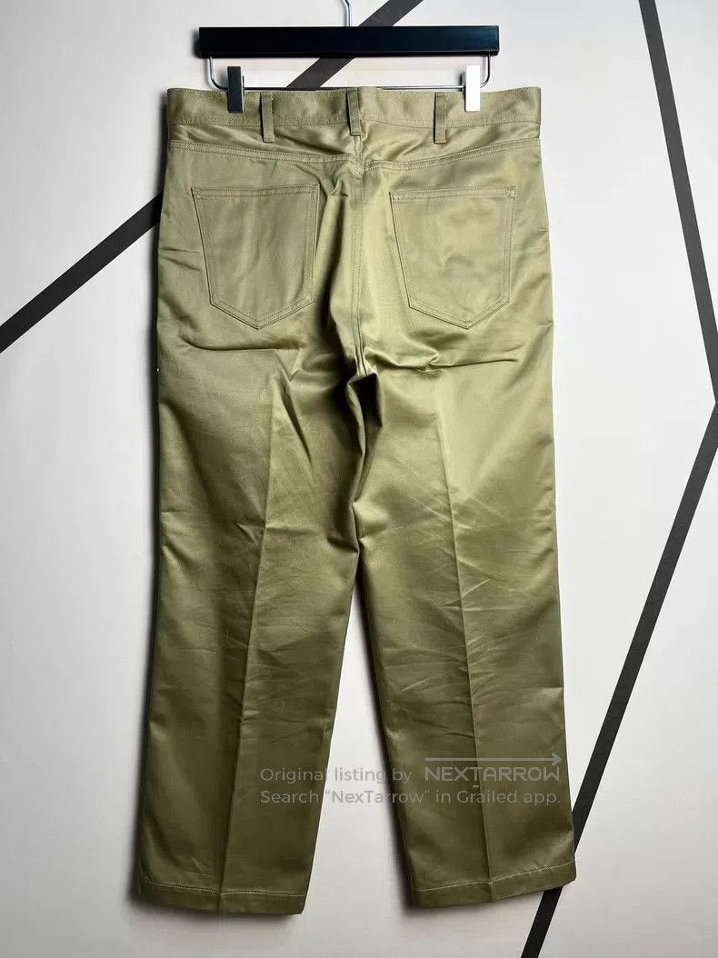 Celine Celine Khaki Straight Leg Casual Pants Size 33 i Size US 33 - 2 Thumbnail