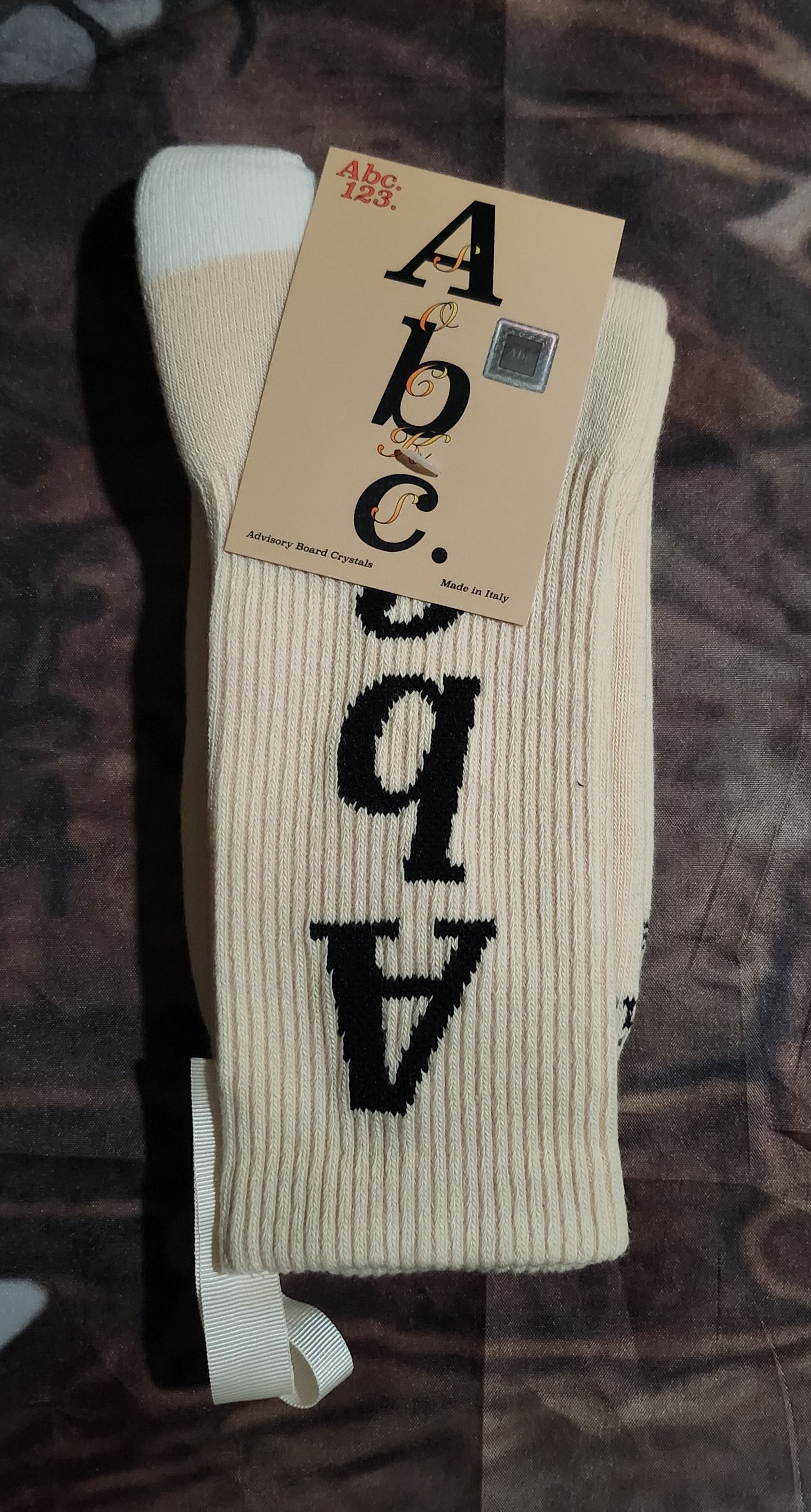 Advisory Board Crystals Abc. Logo Socks Size ONE SIZE - 1 Thumbnail