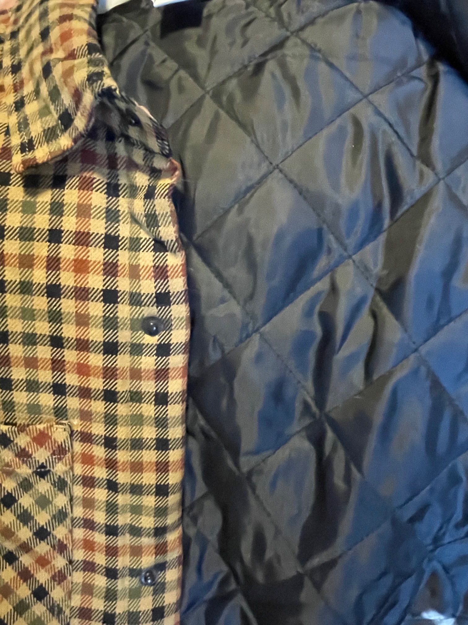 H&M H&M Large Tan Checked Shirt Jacket Size US L / EU 52-54 / 3 - 4 Thumbnail