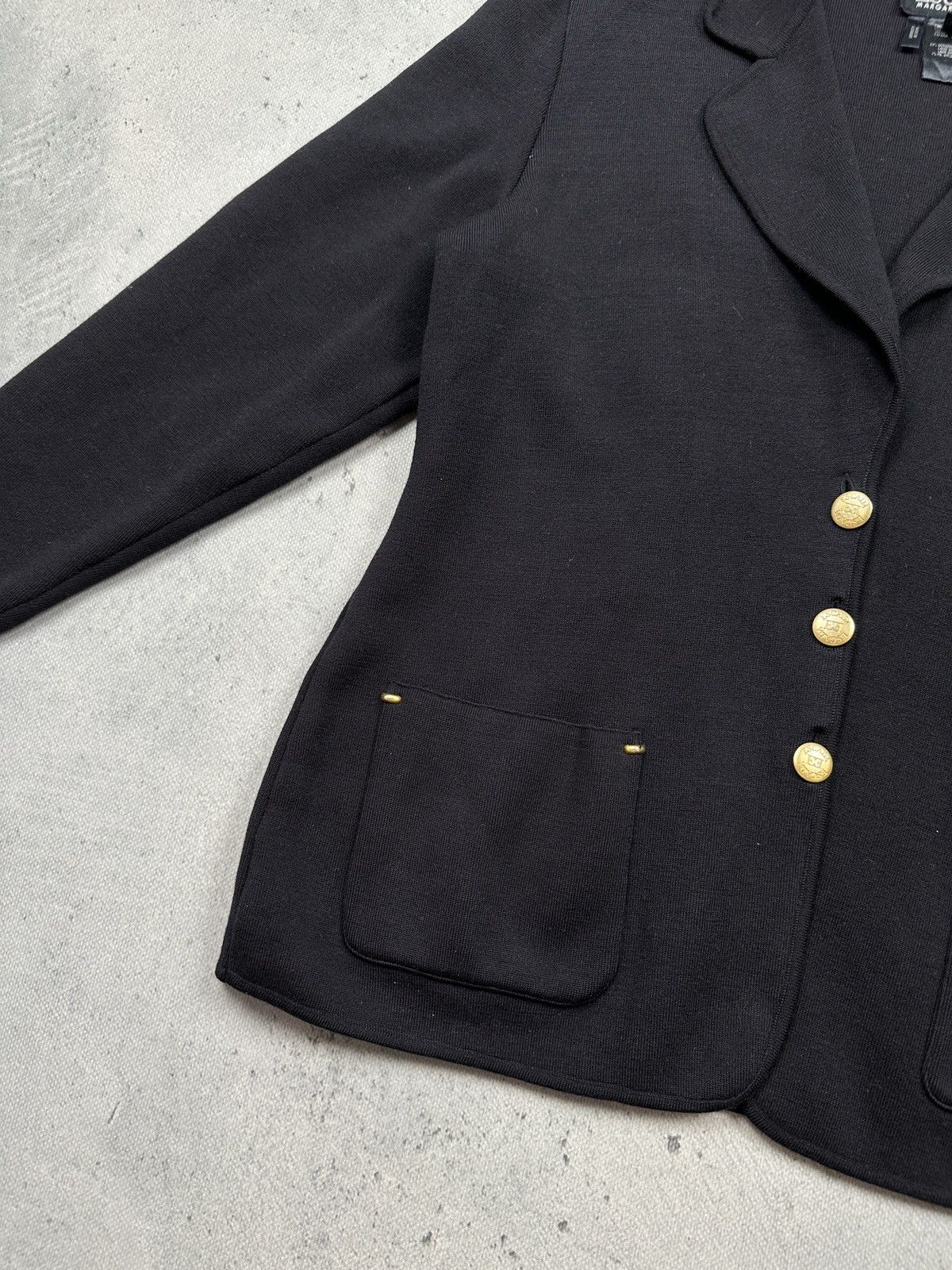 Escada Vintage Escada Margaretha Ley Black Wool Blazer Cardigan 80s Size L / US 10 / IT 46 - 5 Thumbnail