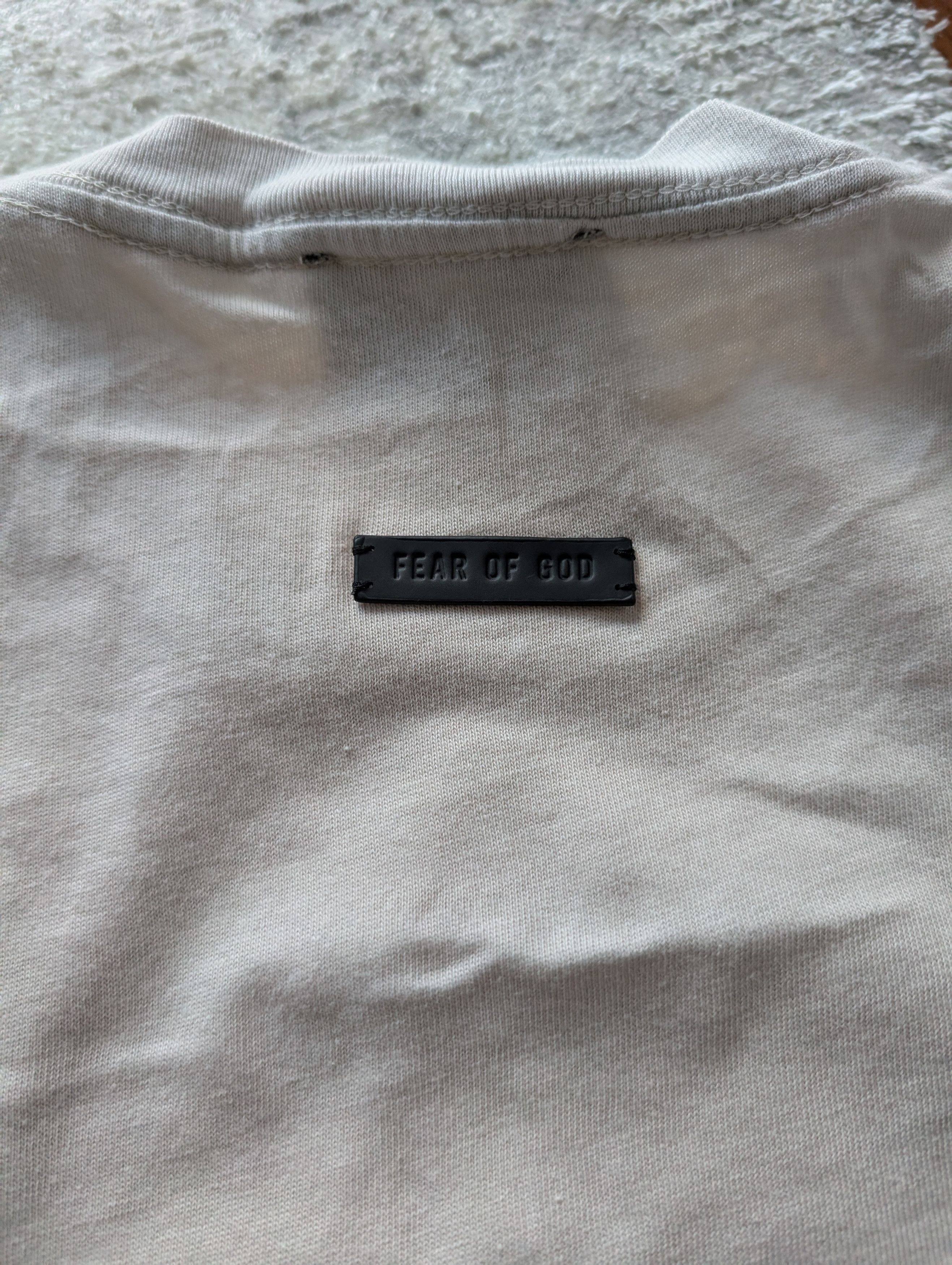Fear of God Fear of God Perfect Vintage Tee Concrete White Gray Small Size US S / EU 44-46 / 1 - 4 Thumbnail
