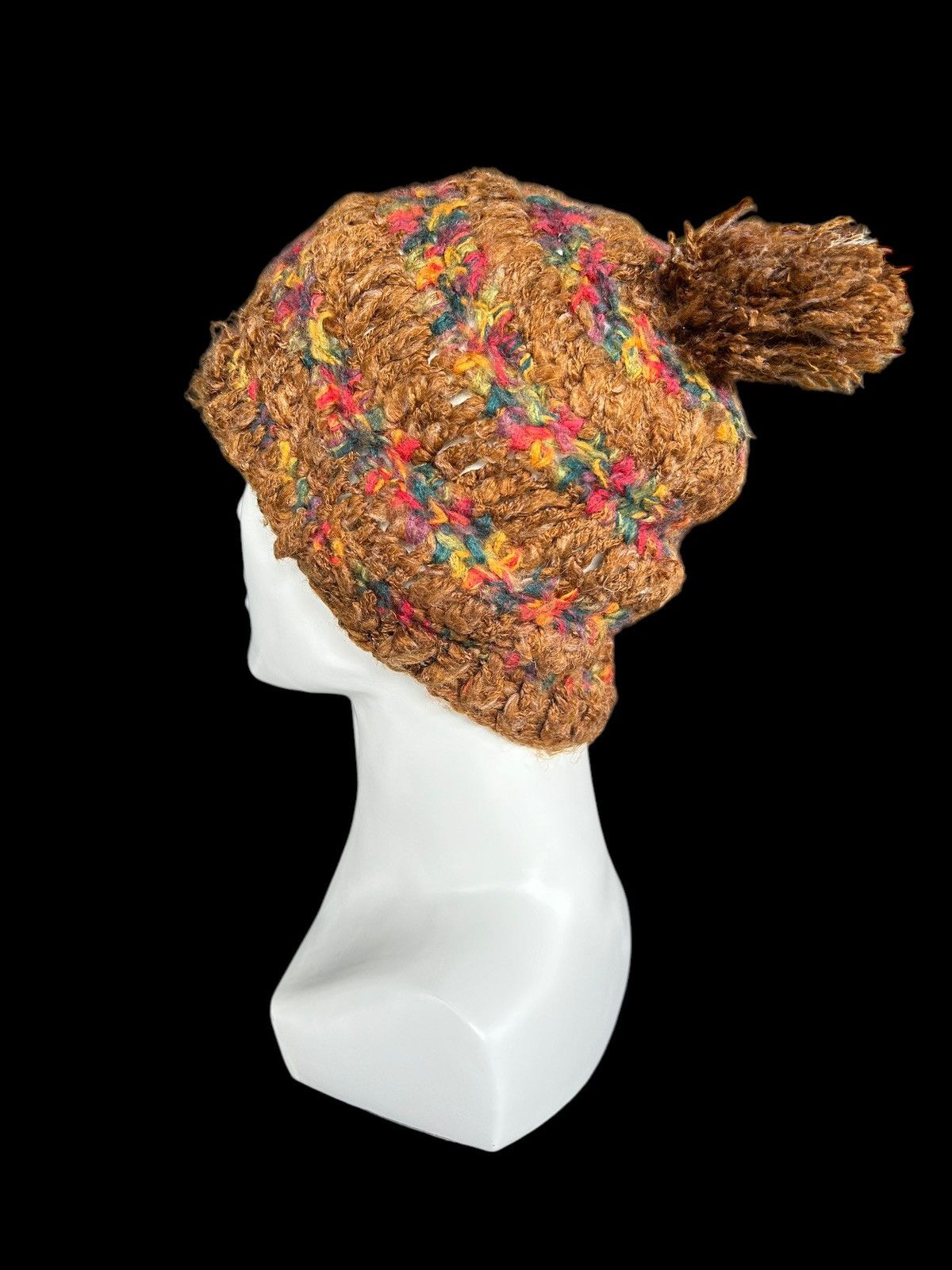 Japanese Brand × Kapital × Vintage Titicaca Crochet Knitted Beanie Hats ☠️☠️ Size ONE SIZE - 2 Thumbnail