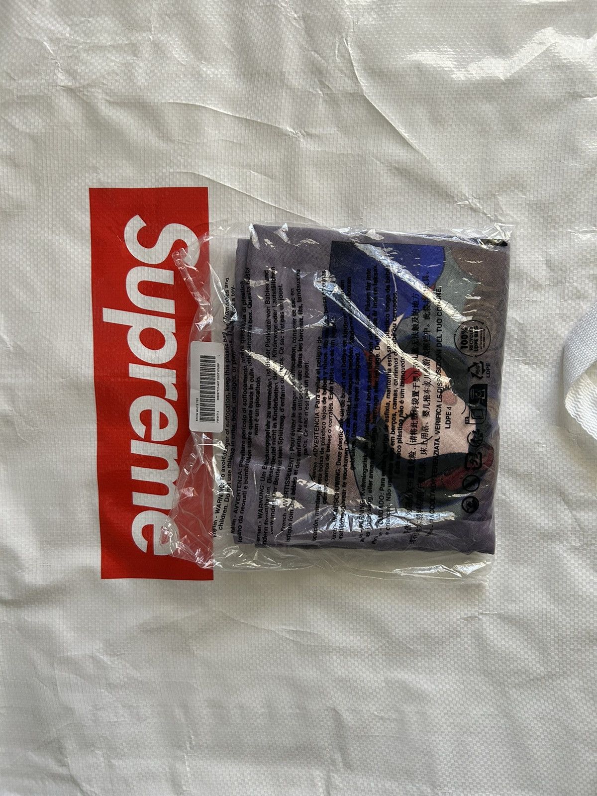 Supreme Supreme Snow White Tee Size US L / EU 52-54 / 3 - 1 Thumbnail