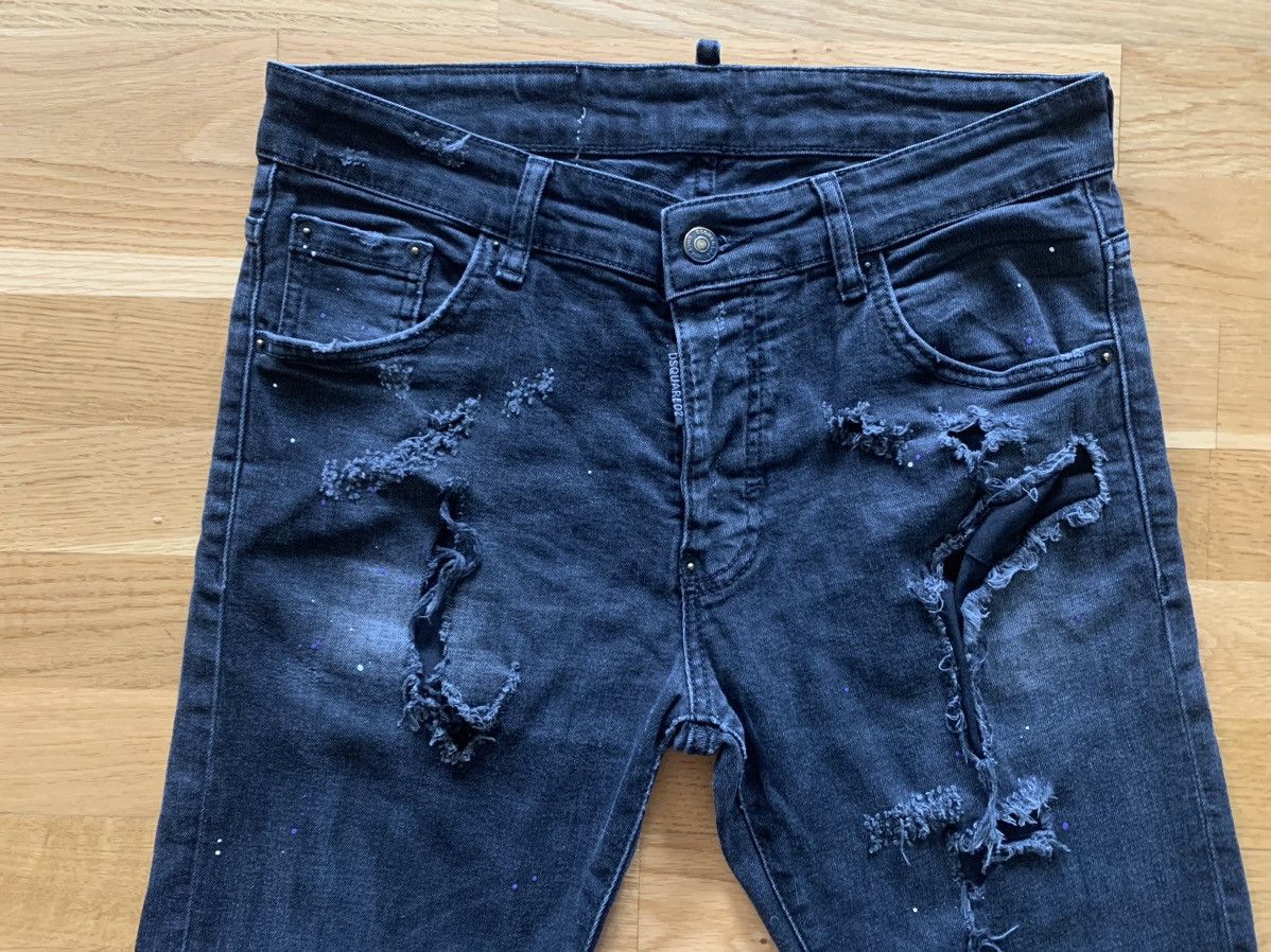 Dsquared2 Dsquared2 distressed painted jeans Size 28" / US 6 / IT 42 - 2 Thumbnail