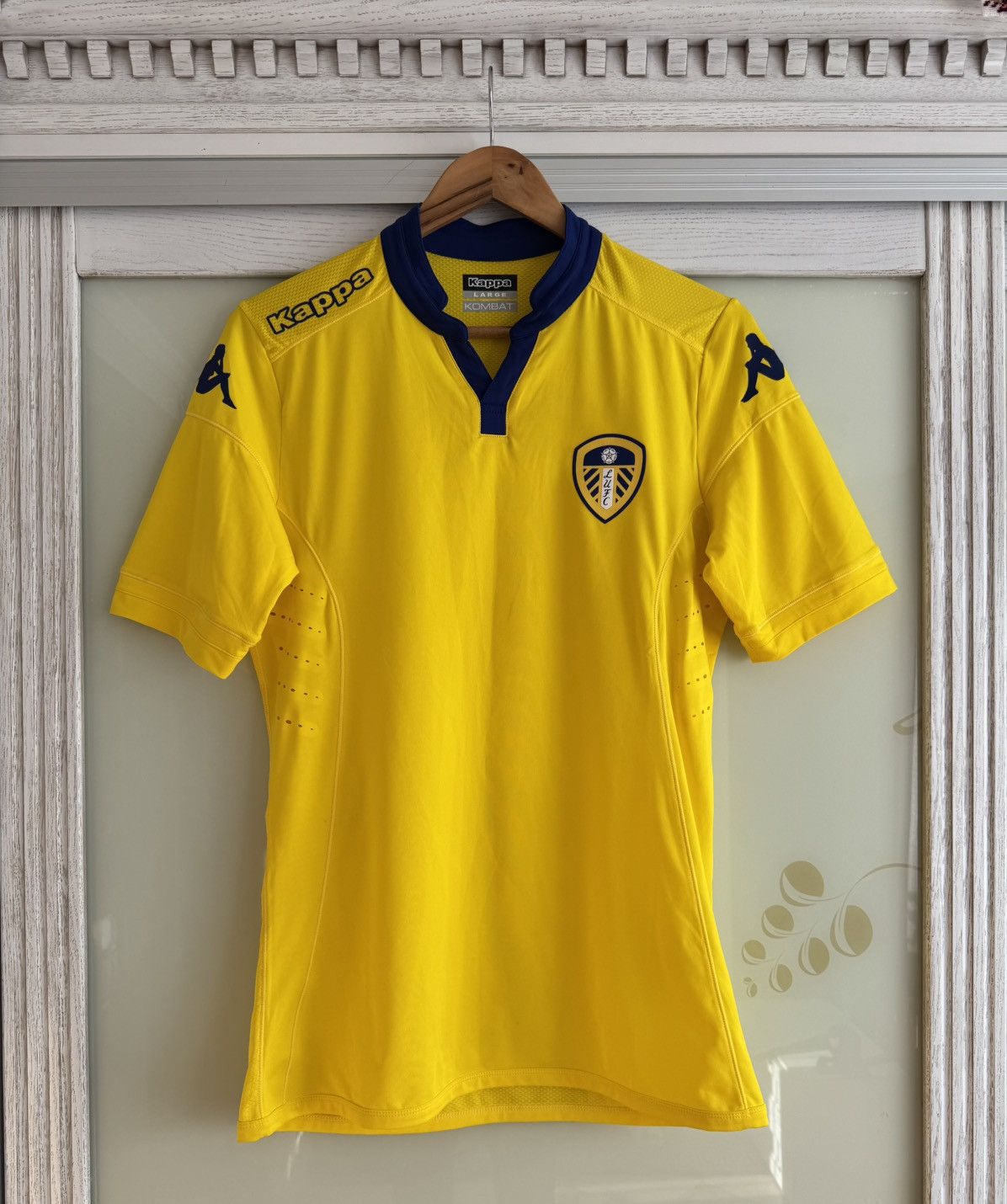 Kappa Leeds United 2015-2016 Away Player Issue Soccer Jersey Kit Size US L / EU 52-54 / 3 - 1 Thumbnail