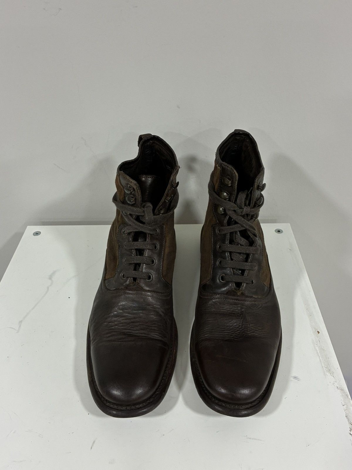 John Varvatos Limited Edition Lace-Up Bowery Spectator Boot 9 EU 42 Size US 9 / EU 42 - 9 Thumbnail