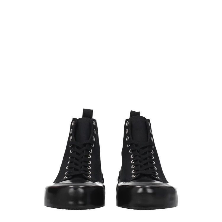 Jil Sander ob1o1e1124 Fabric Sneakers in Black Size US 7 / IT 37 - 3 Thumbnail