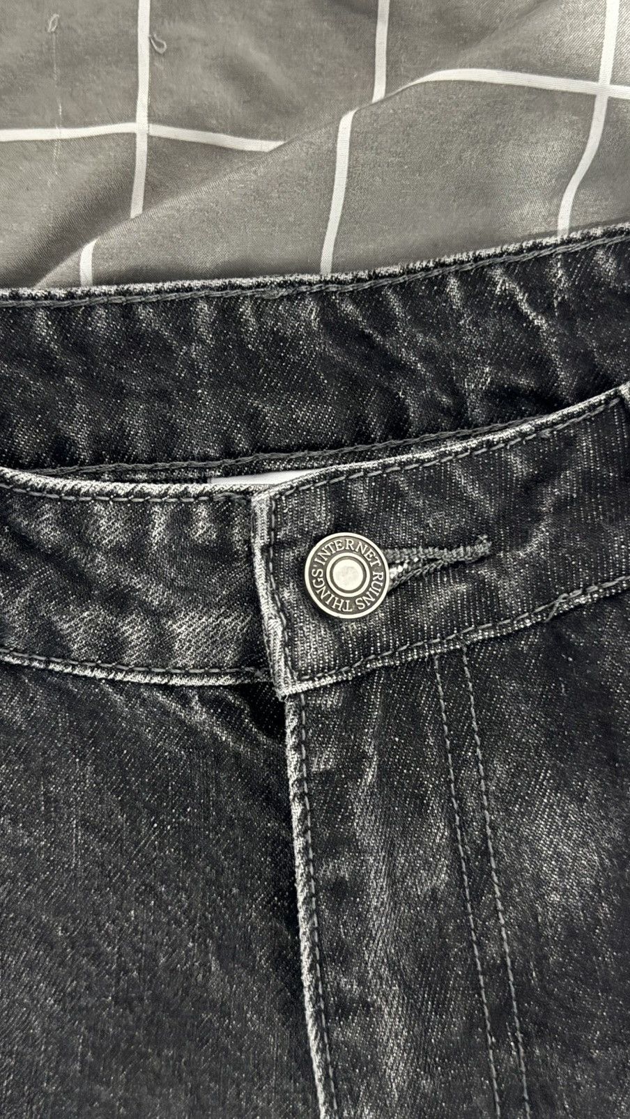 Other Internet ruins things washed denim Size US 30 / EU 46 - 3 Thumbnail