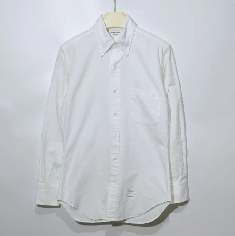 Thom Browne Thom Browne White Cotton Shirt for Women 0089 Size S / US 4 / IT 40 - 1 Thumbnail