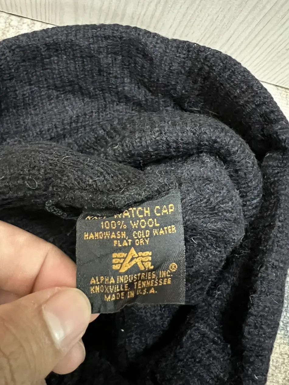 Alpha Industries Vintage Alpha Industries Small Logo Beanie Hats Size ONE SIZE - 5 Thumbnail