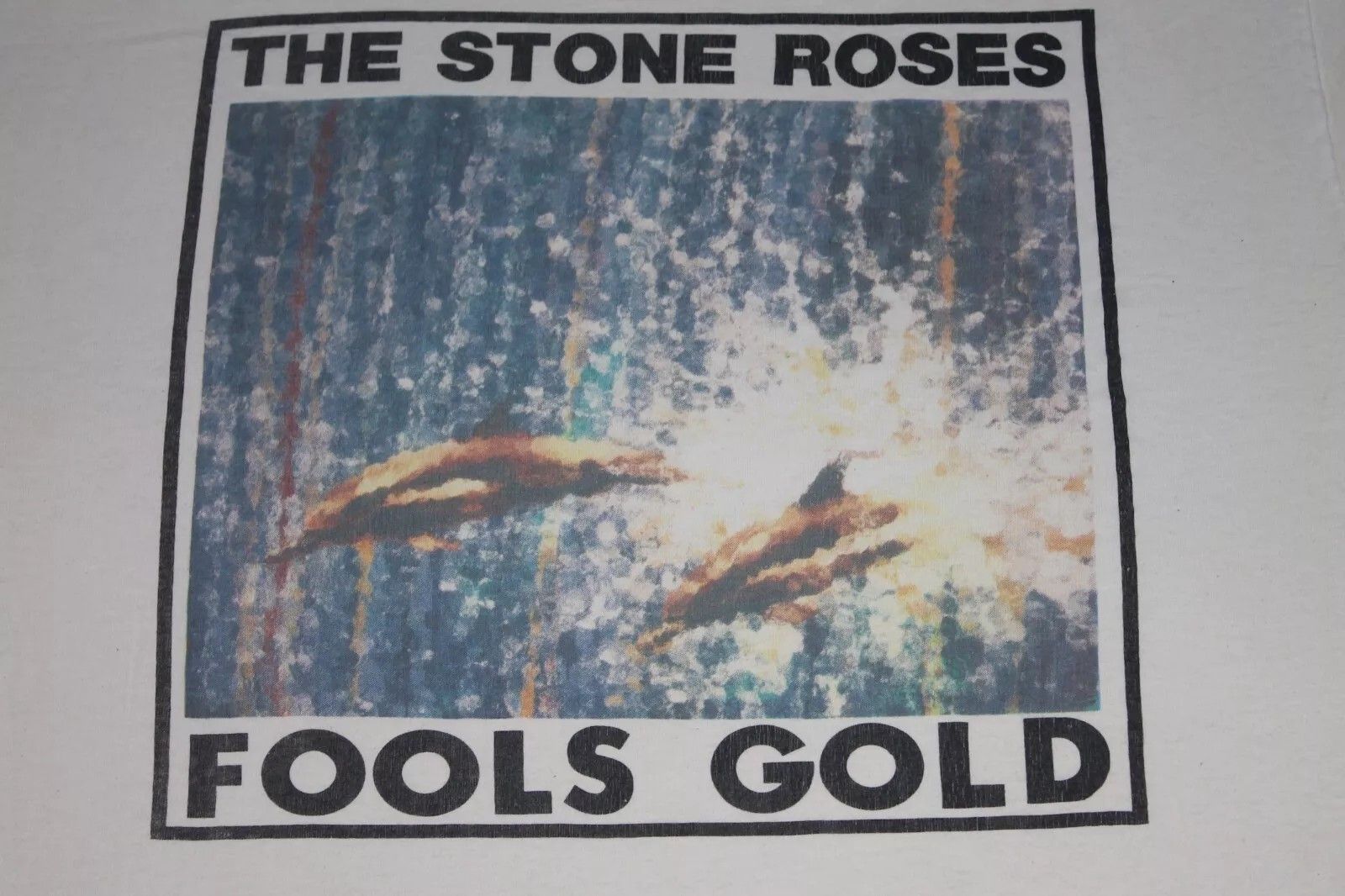 Other Vintage 90s The Stone Roses Shirt Fools Gold Indie Rock Band Size US XL / EU 56 / 4 - 3 Thumbnail