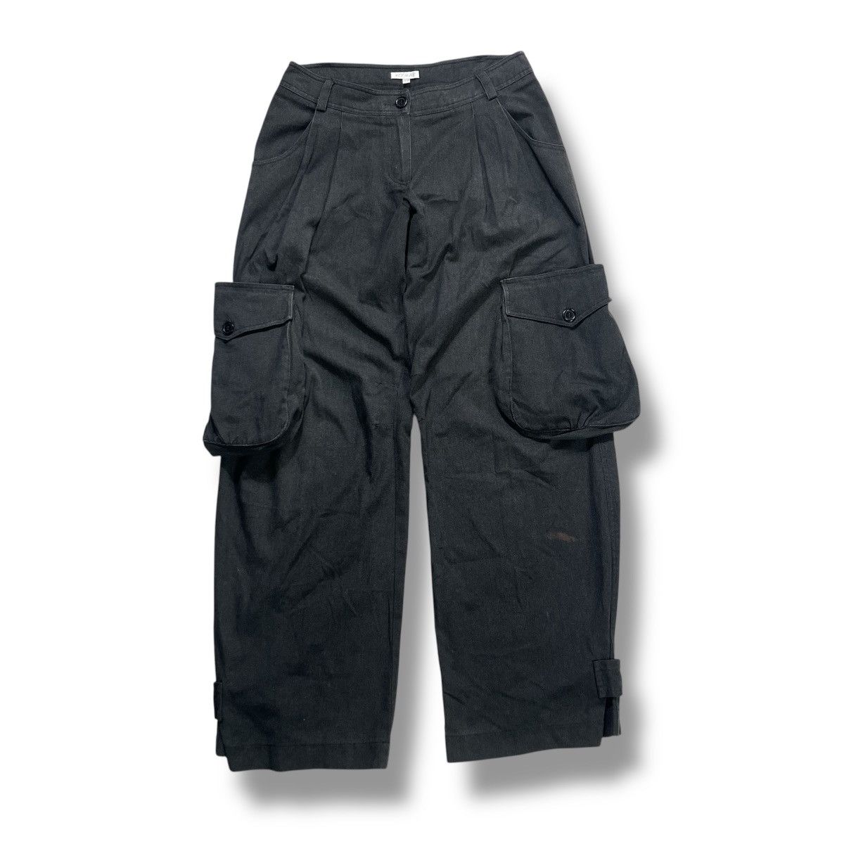 Japanese Brand Kookai Baggy Strap 3D pocket Cargo Pant Size 32" / US 10 / IT 46 - 1 Thumbnail