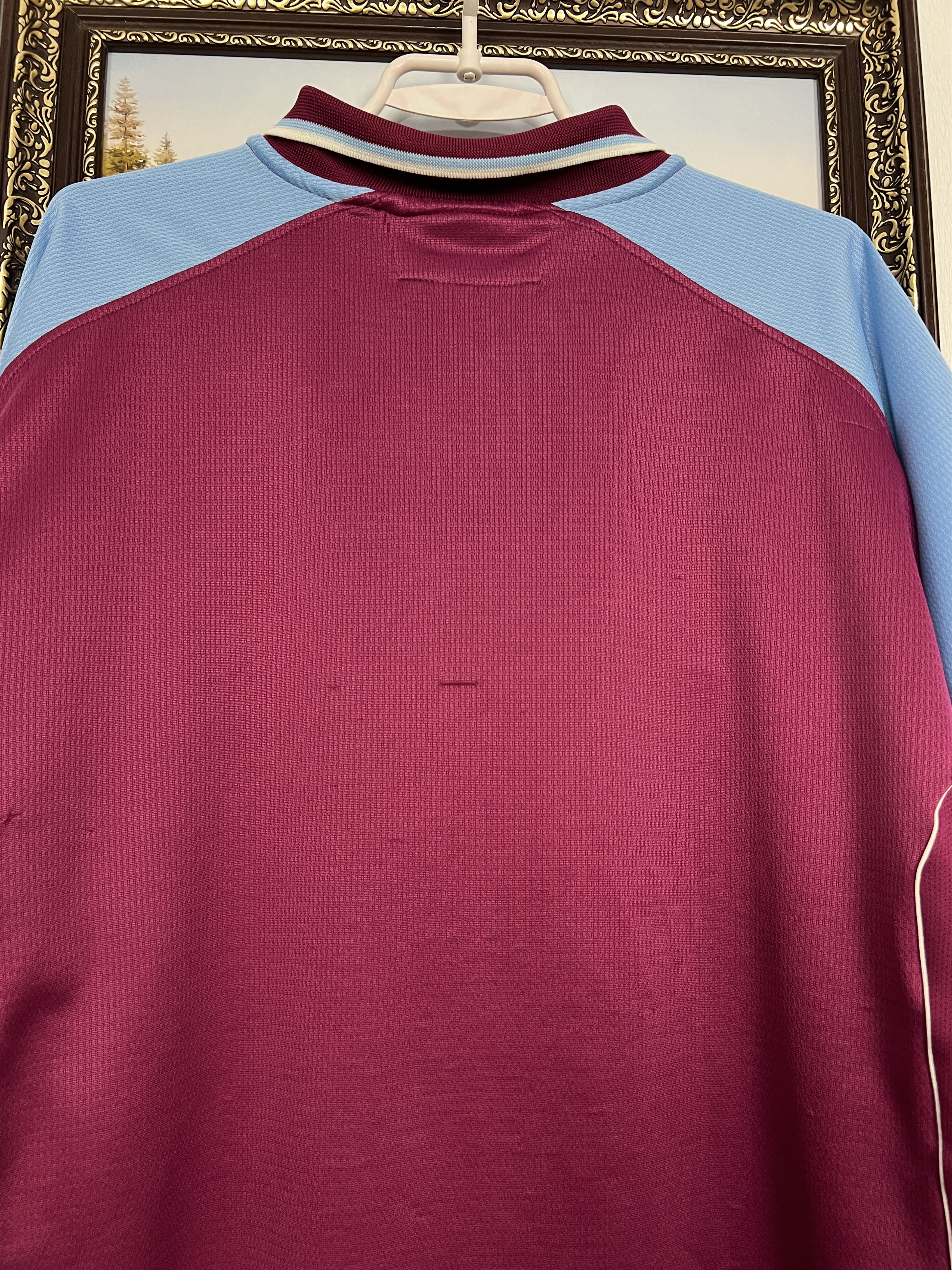 Diadora Aston Villa Home football shirt 2000 Soccer Diadora Jersey Size US XXL / EU 58 / 5 - 11 Thumbnail