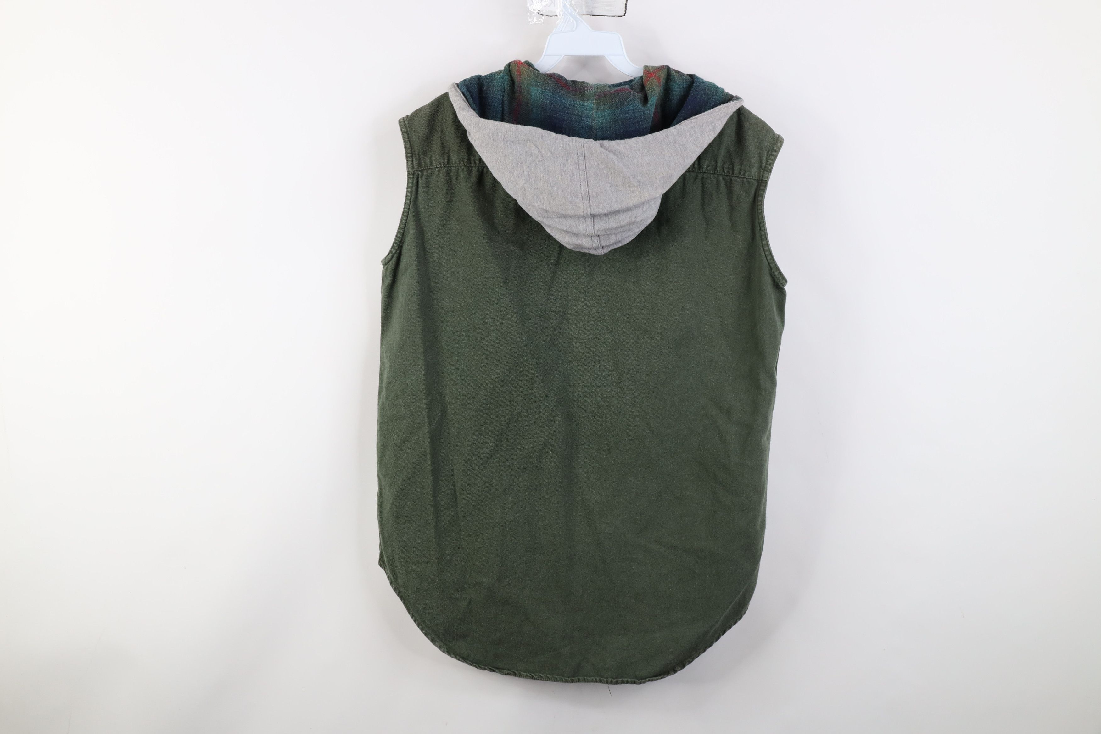 UNIONBAY Vintage 90s Unionbay Surfing Sleeveless Hooded Trucker Vest Size S / US 4 / IT 40 - 11 Thumbnail