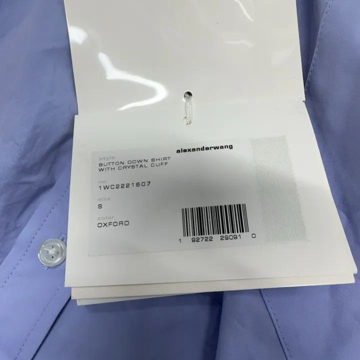 Alexander Wang Alexander Wang SS22 Crystal Cuff Long Sleeve Shirt - Size S / US 4 / IT 40 - 5 Thumbnail