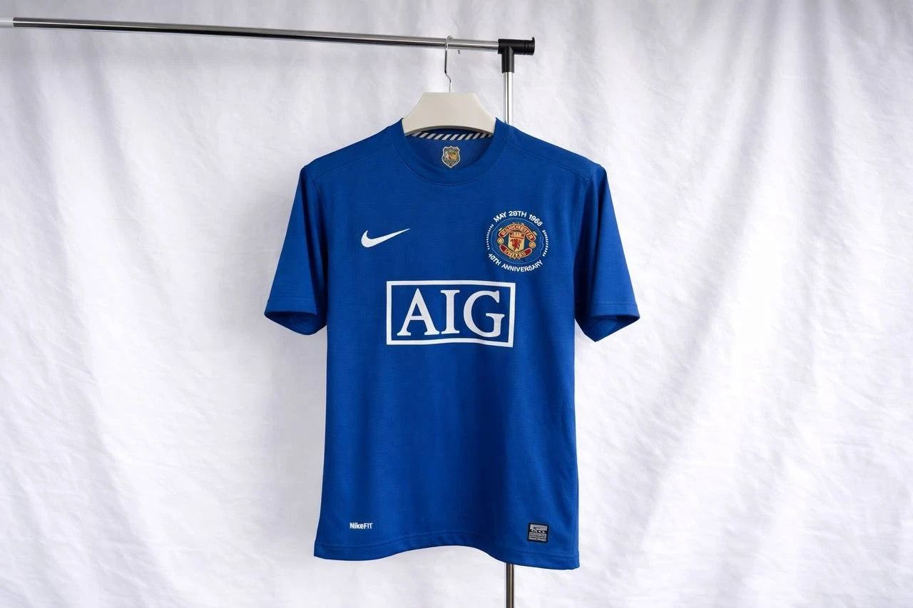 Nike Nike Manchester Utd 2008/09 40th Anniversary 3rd Shirt Size US XL / EU 56 / 4 - 1 Thumbnail