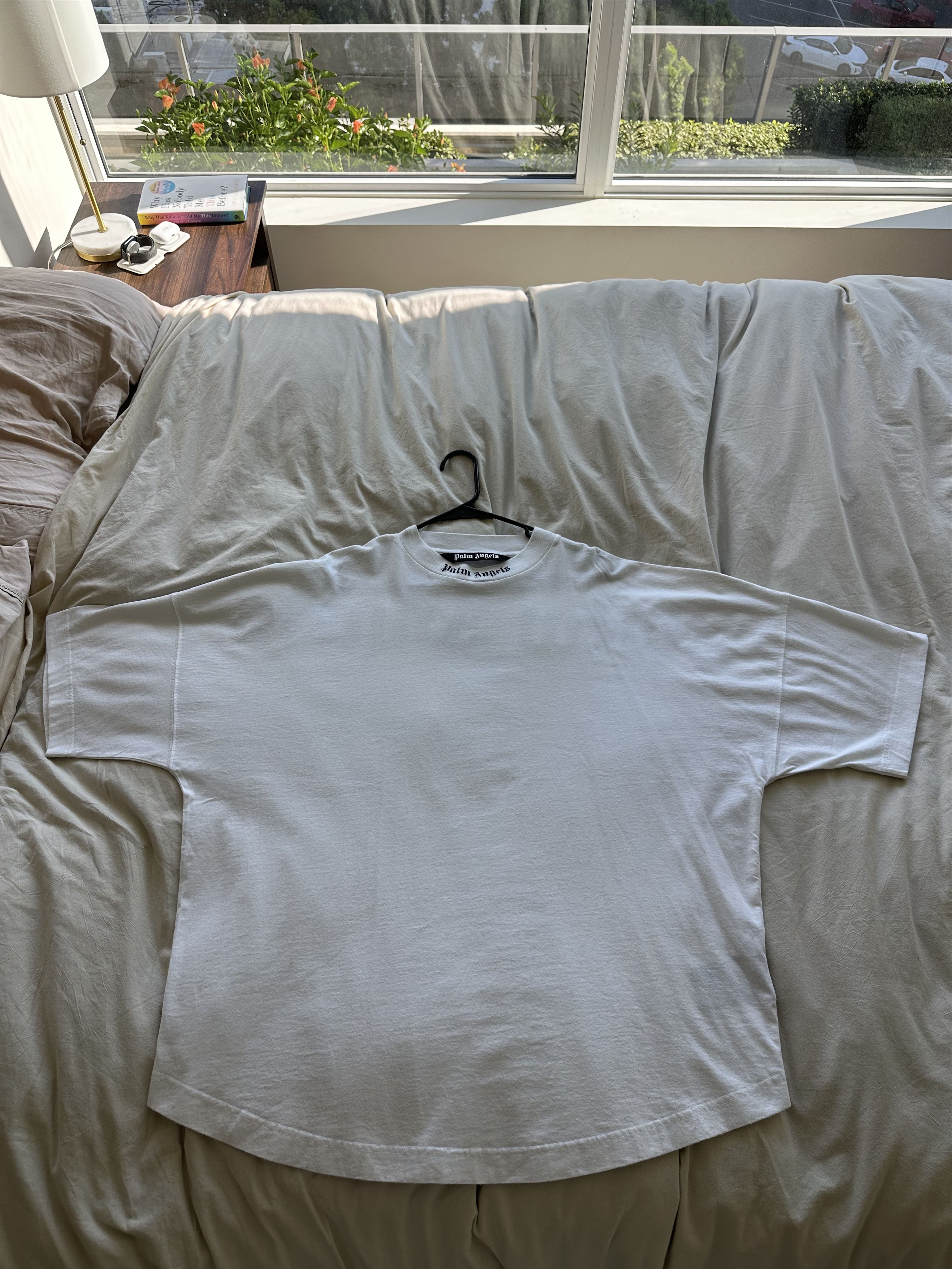 Palm Angels Palm Angels Classic Logo Over Tee Man White Size US XL / EU 56 / 4 - 2 Thumbnail