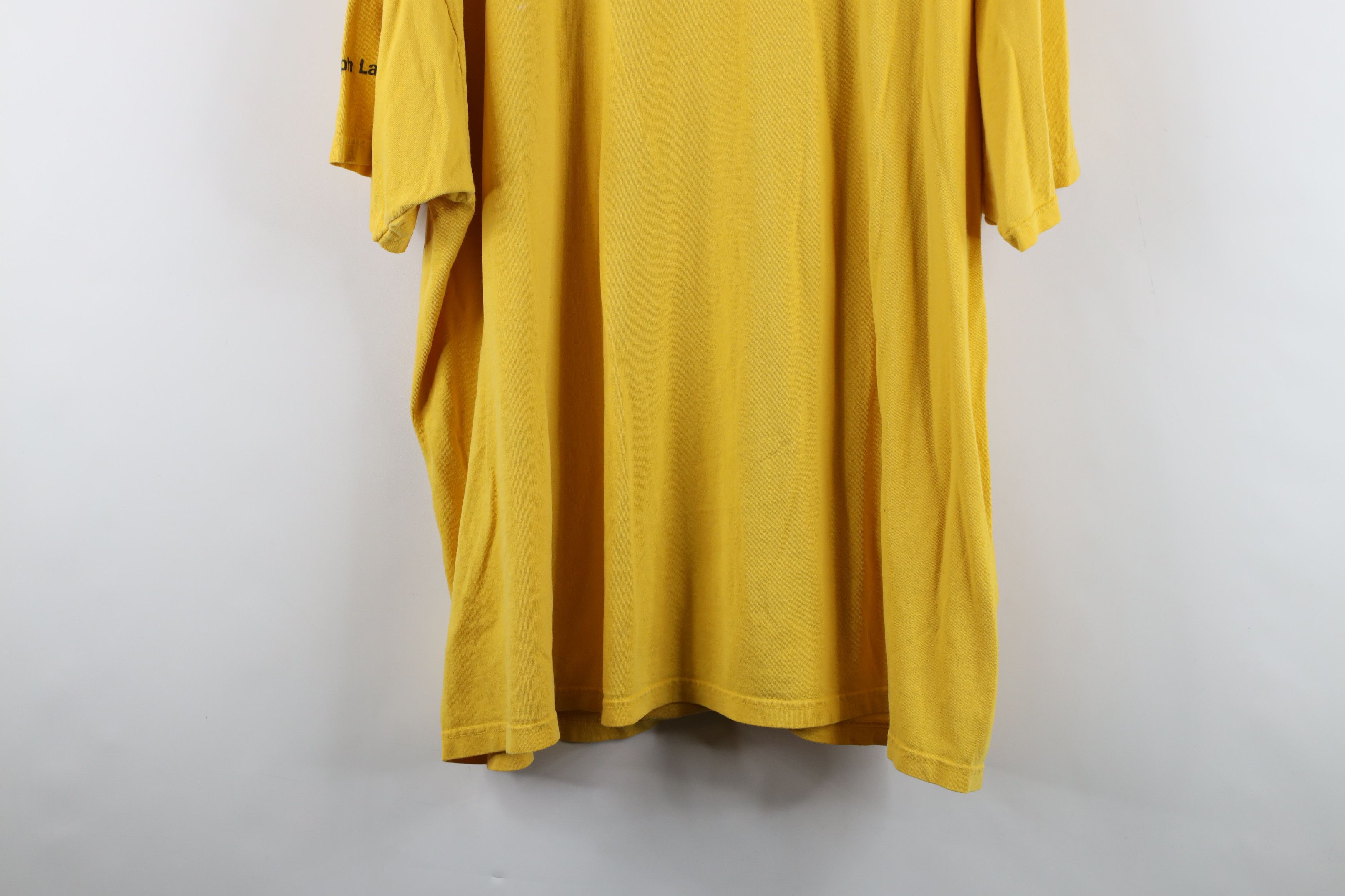 Ralph Lauren × Vintage Vintage 90s Ralph Lauren Spell Out Big Logo T-Shirt Yellow Size US XXL / EU 58 / 5 - 15 Thumbnail