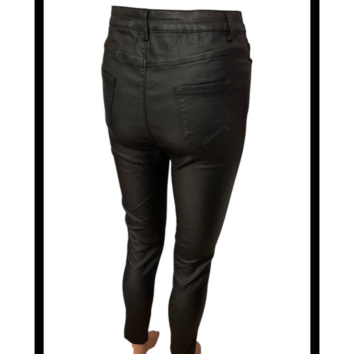 The Unbranded Brand Apperloth PU Leather Skinny Pants Size Medium Size 30" / US 8 / IT 44 - 4 Thumbnail