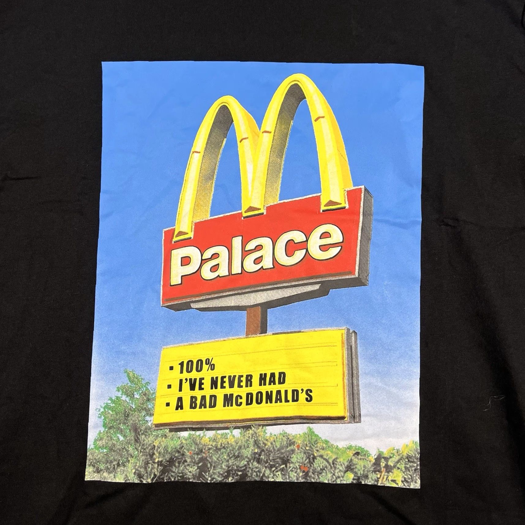 Palace Palace McDonald's Shirt Mens Large Black Golden Arches Logo Collab Tee Graphic Size US L / EU 52-54 / 3 - 2 Thumbnail