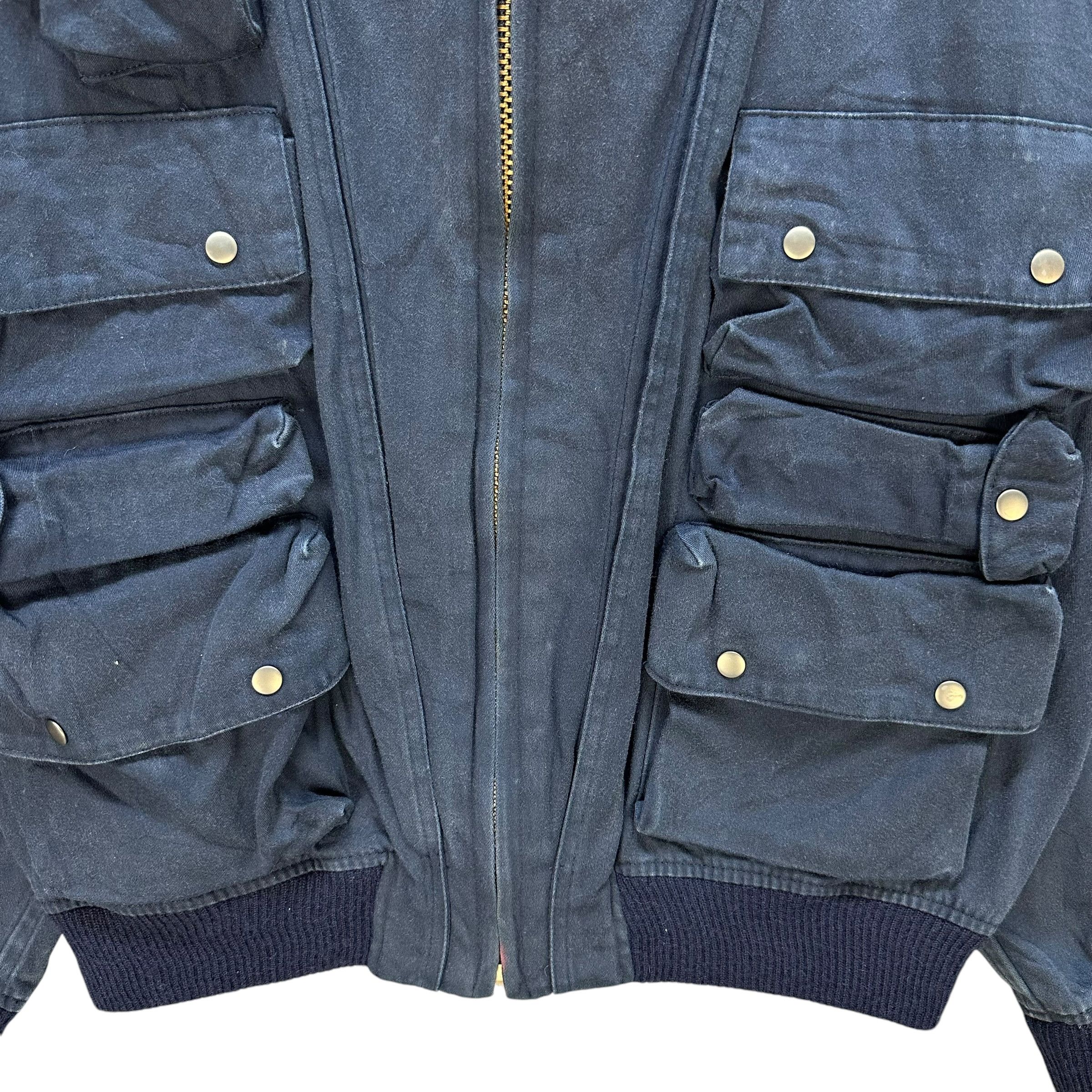 BIGI JUST BIGI Multipocket Rare Design Bomber Jacket #A51-1181 Size US S / EU 44-46 / 1 - 3 Thumbnail