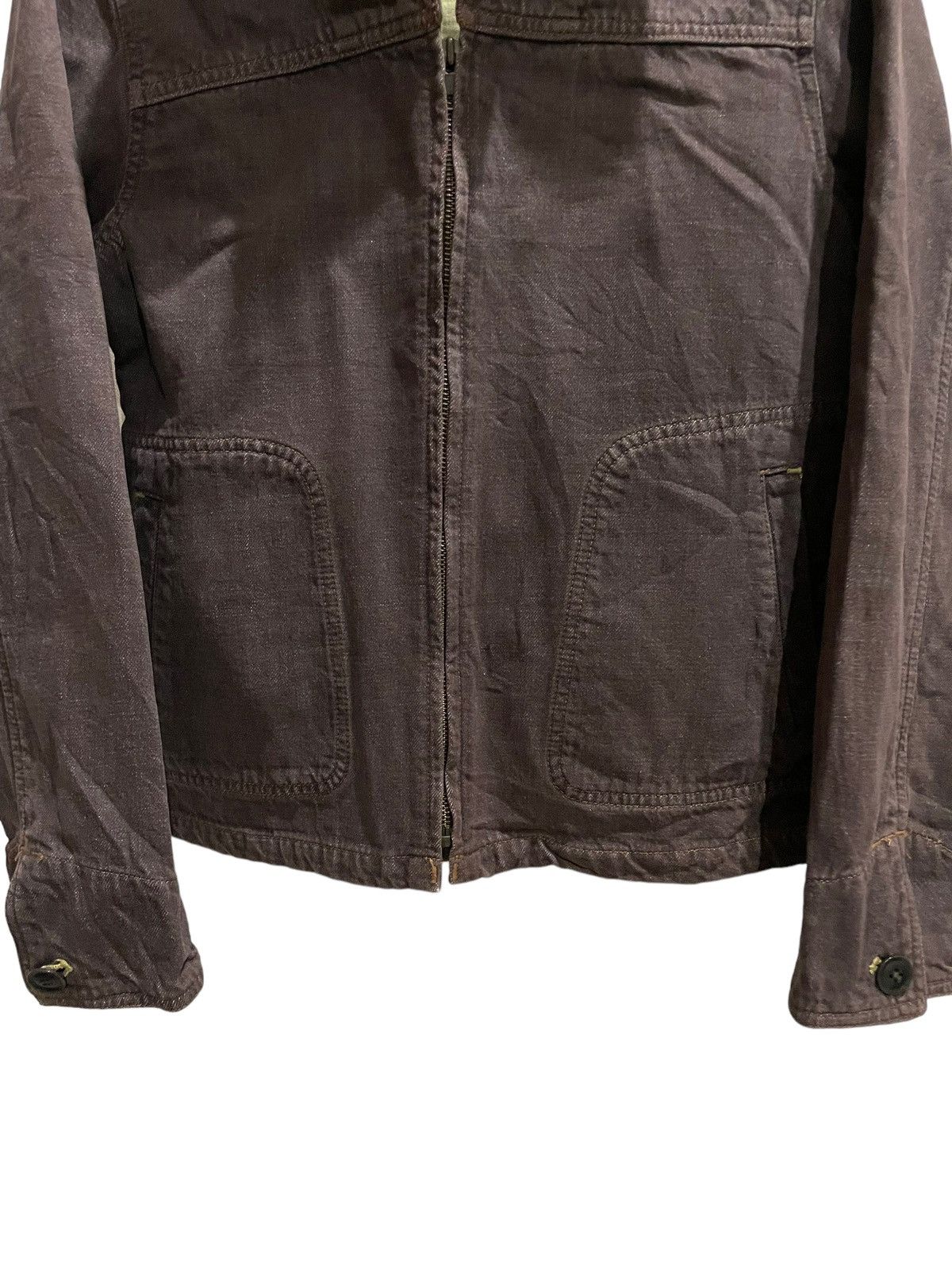 Japanese Brand × Vintage Poodelo Bondage Punk Zip-up Denim Jeans Jacket Size S / US 4 / IT 40 - 11 Thumbnail