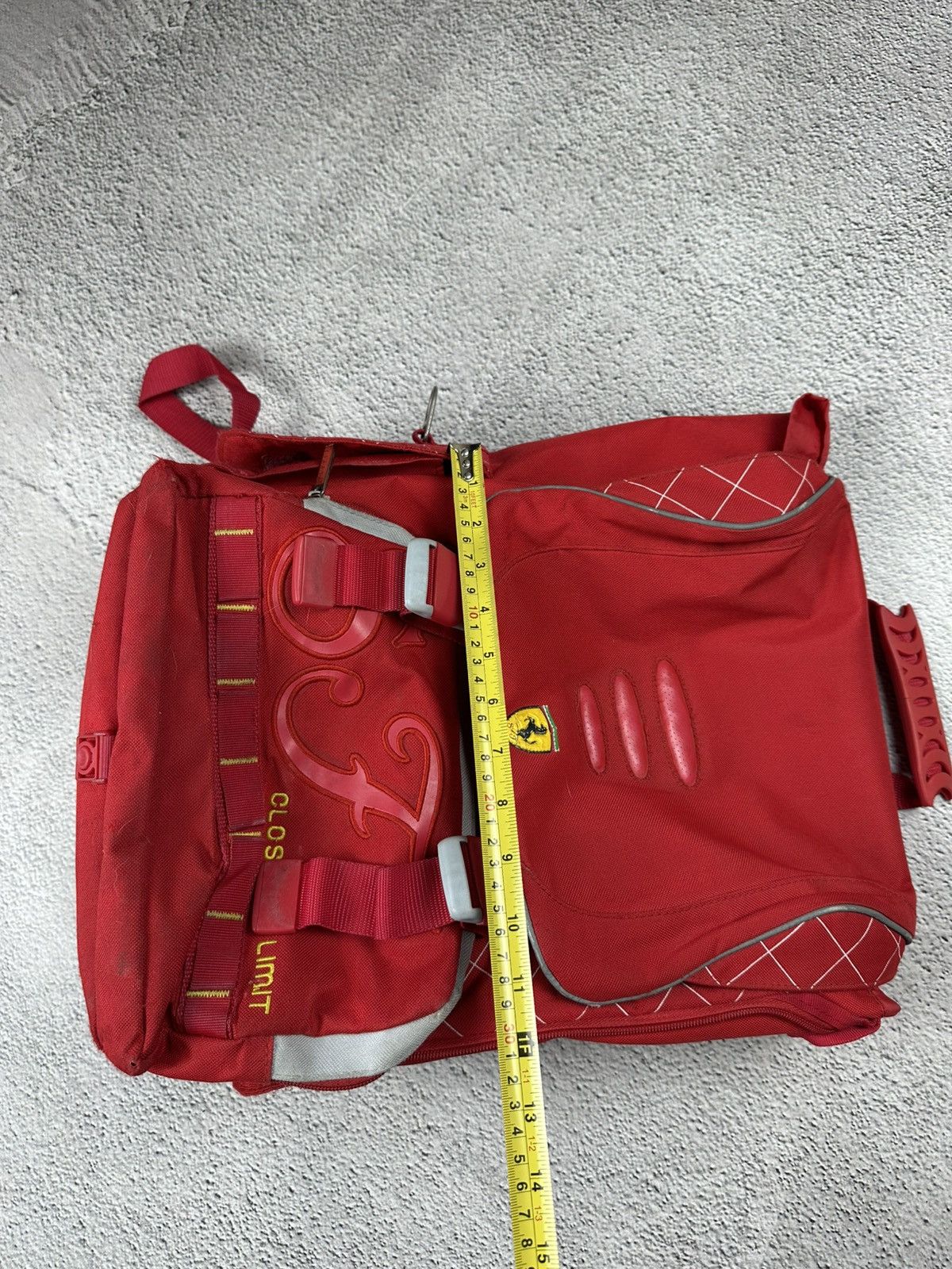 Ferrari Vintage Ferrari SF Logo Backpack Motorcycle Racing Y2K Size ONE SIZE - 23 Thumbnail