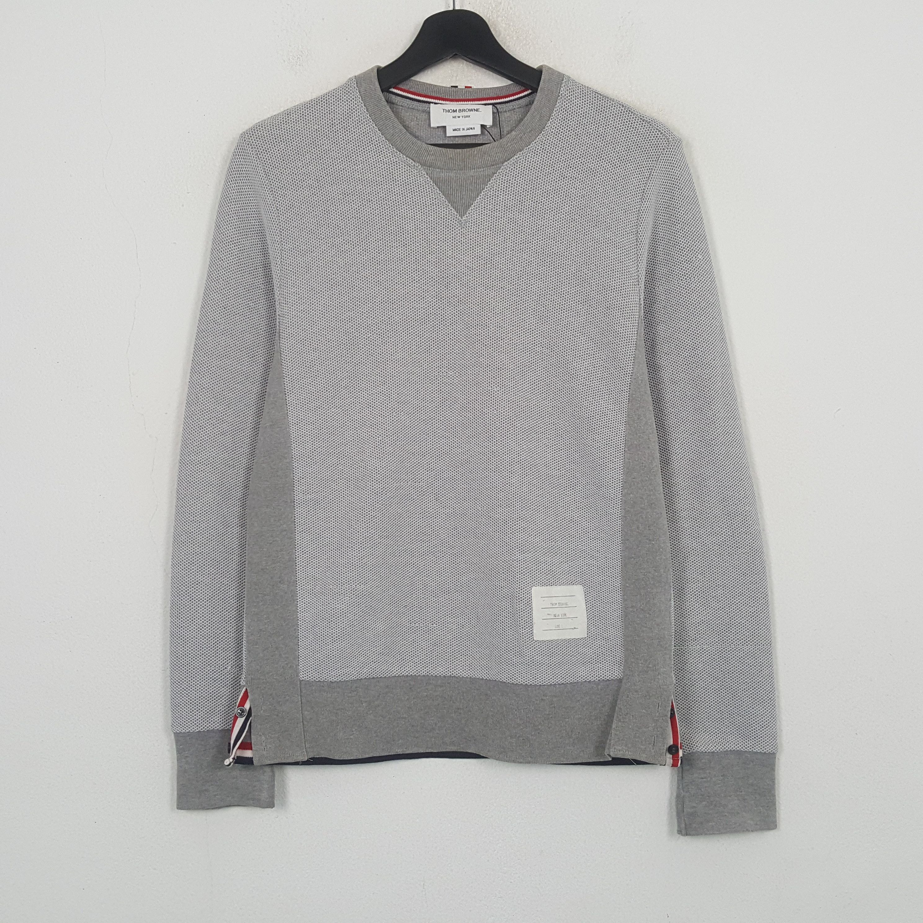 Thom Browne Thom Browne Fashion Brand Designer Sweatshirt RR28 Size US XS / EU 42 / 0 - 1 Thumbnail