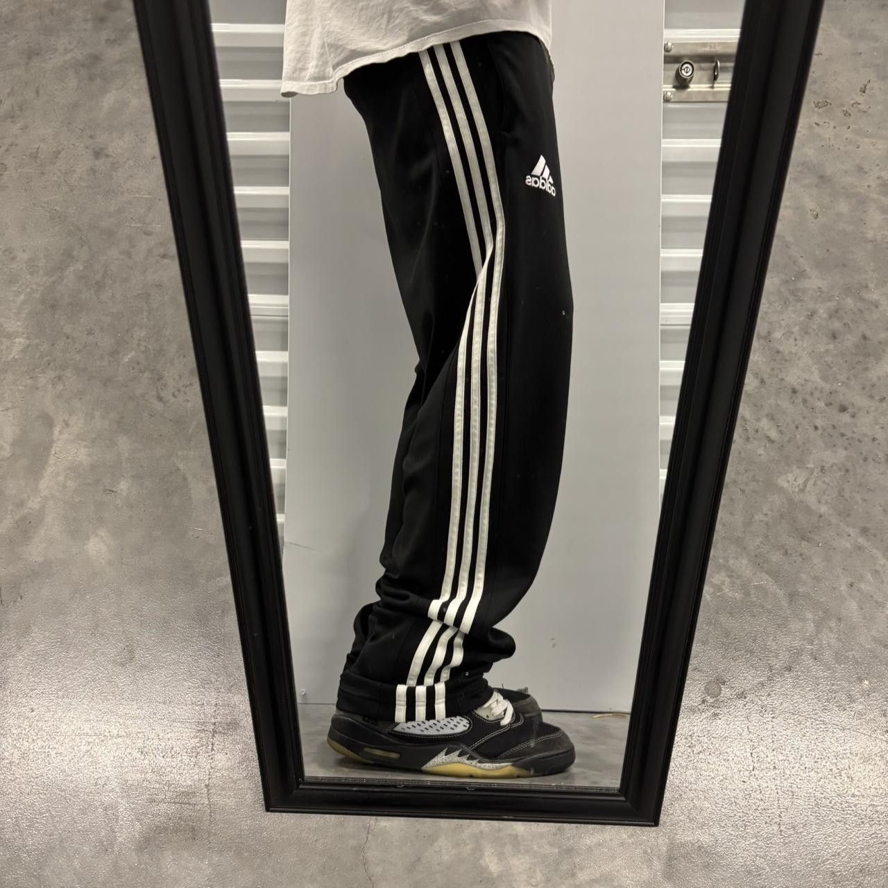 【大流行】 00s OLD adidas Track Pant Adidas 00s Baggy Fit Shell Track Pant Windbreaker Size XL