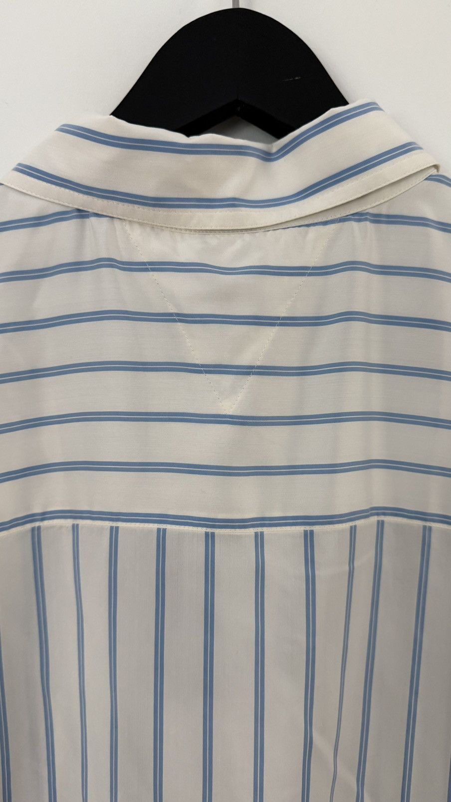 Bottega Veneta Bottega Veneta Silk Striped Short Sleeve Shirt Size US M / EU 48-50 / 2 - 9 Thumbnail