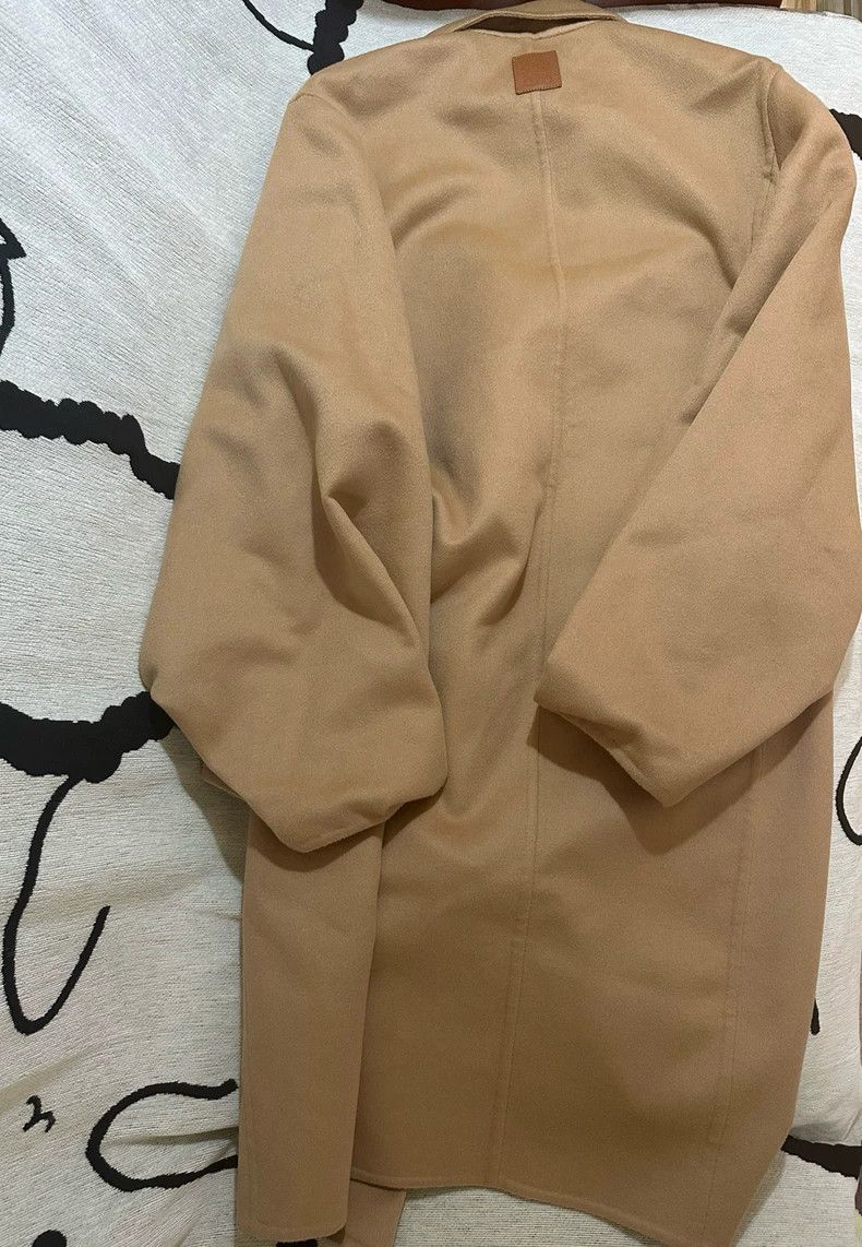 Loewe LOEWE Leather logo wool coat Size M / US 6-8 / IT 42-44 - 3 Thumbnail