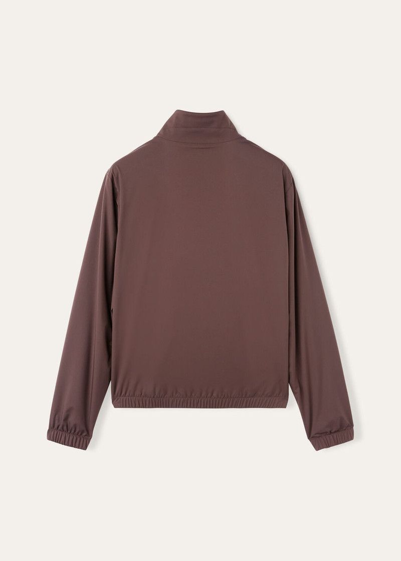 Loro Piana o1srvl11e0526 FAO7460 LP Bomber Jacket in Sugar Plum Size US M / EU 48-50 / 2 - 6 Thumbnail