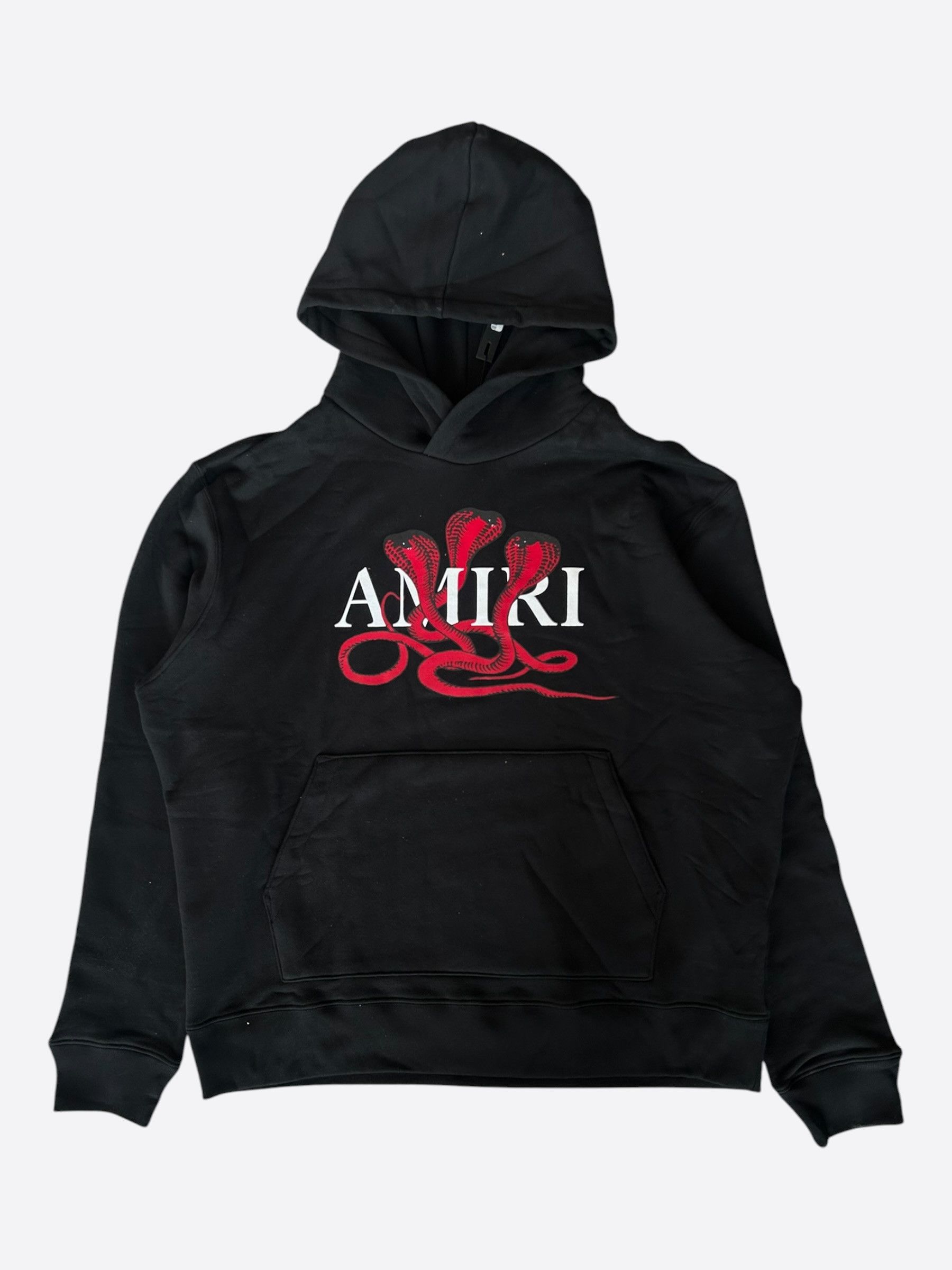 Amiri Amiri Black & Red Snake Graphic Hoodie Size US XXL / EU 58 / 5 - 1 Thumbnail