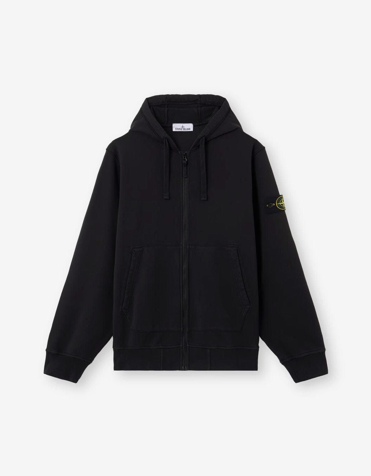 Stone Island Stone Island Black Organic Cotton Zip Hoodie Size US XXL / EU 58 / 5 - 1 Thumbnail